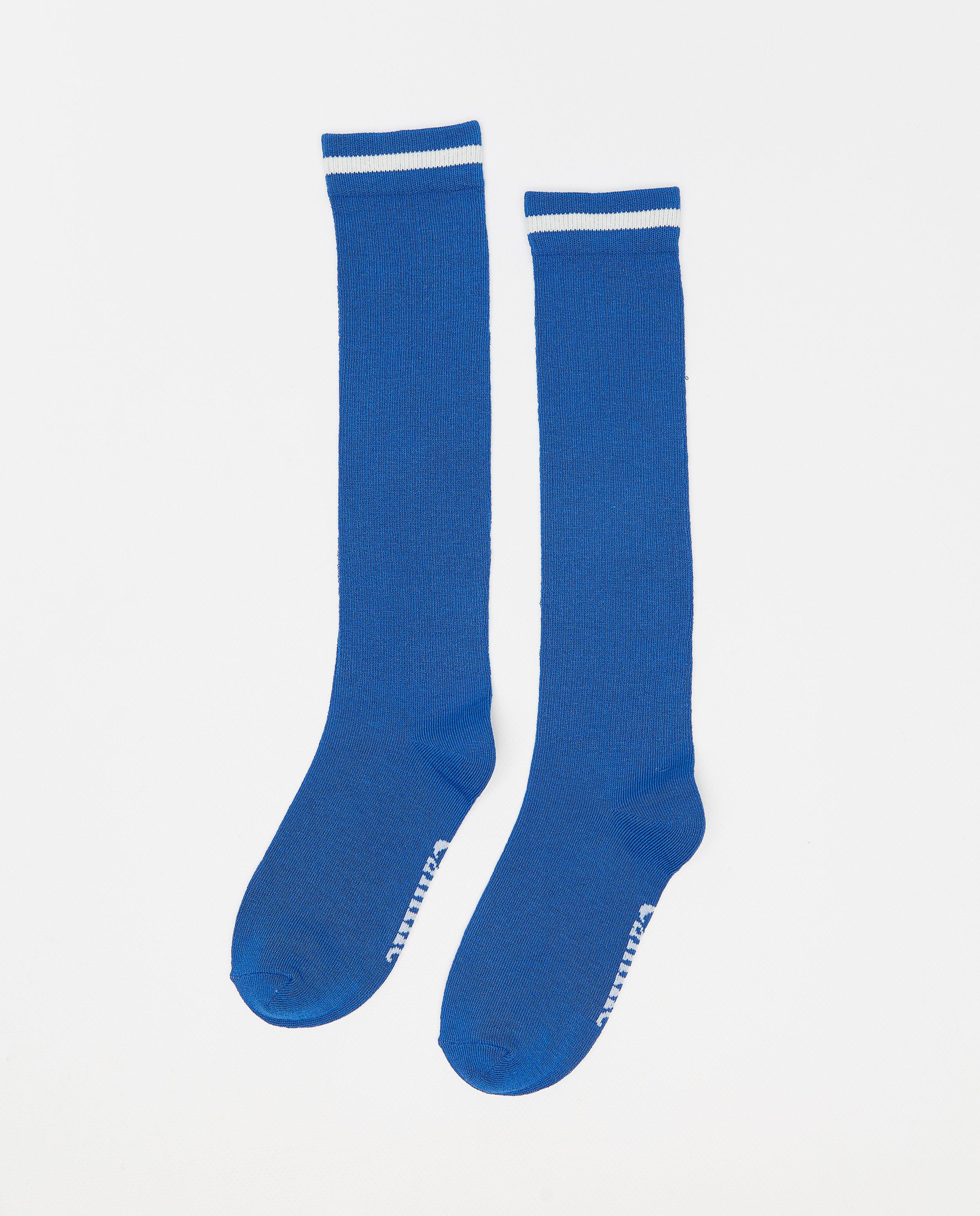 Mi-bas bleus, pointure 27-43 - null - CAMILLE