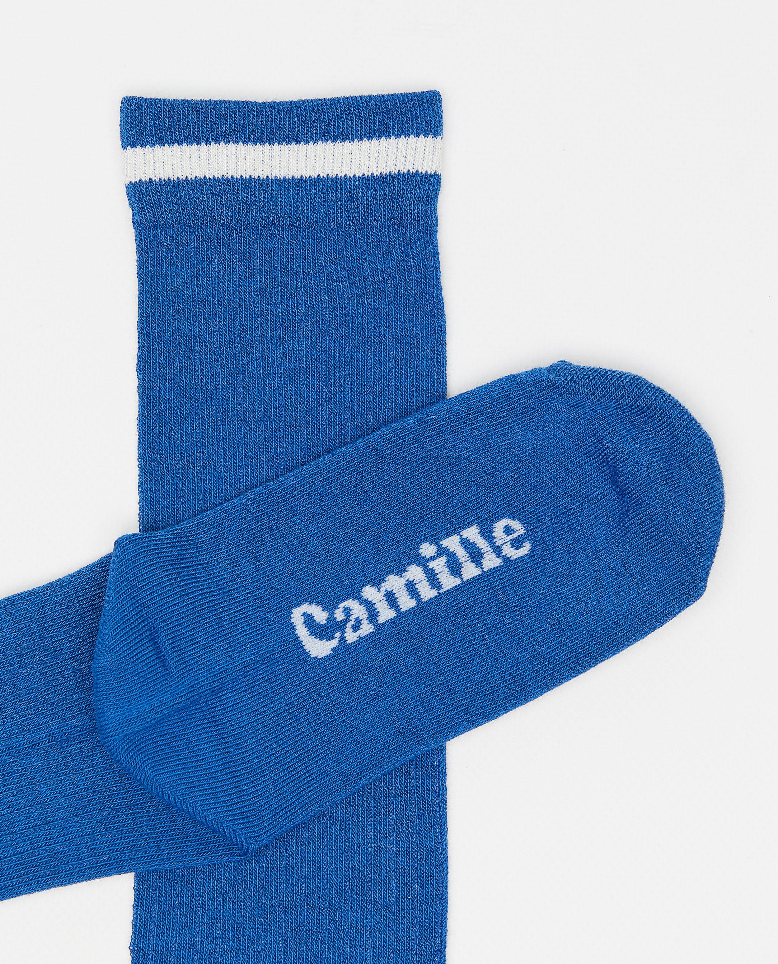 Chaussettes - Mi-bas bleus, pointure 27-43