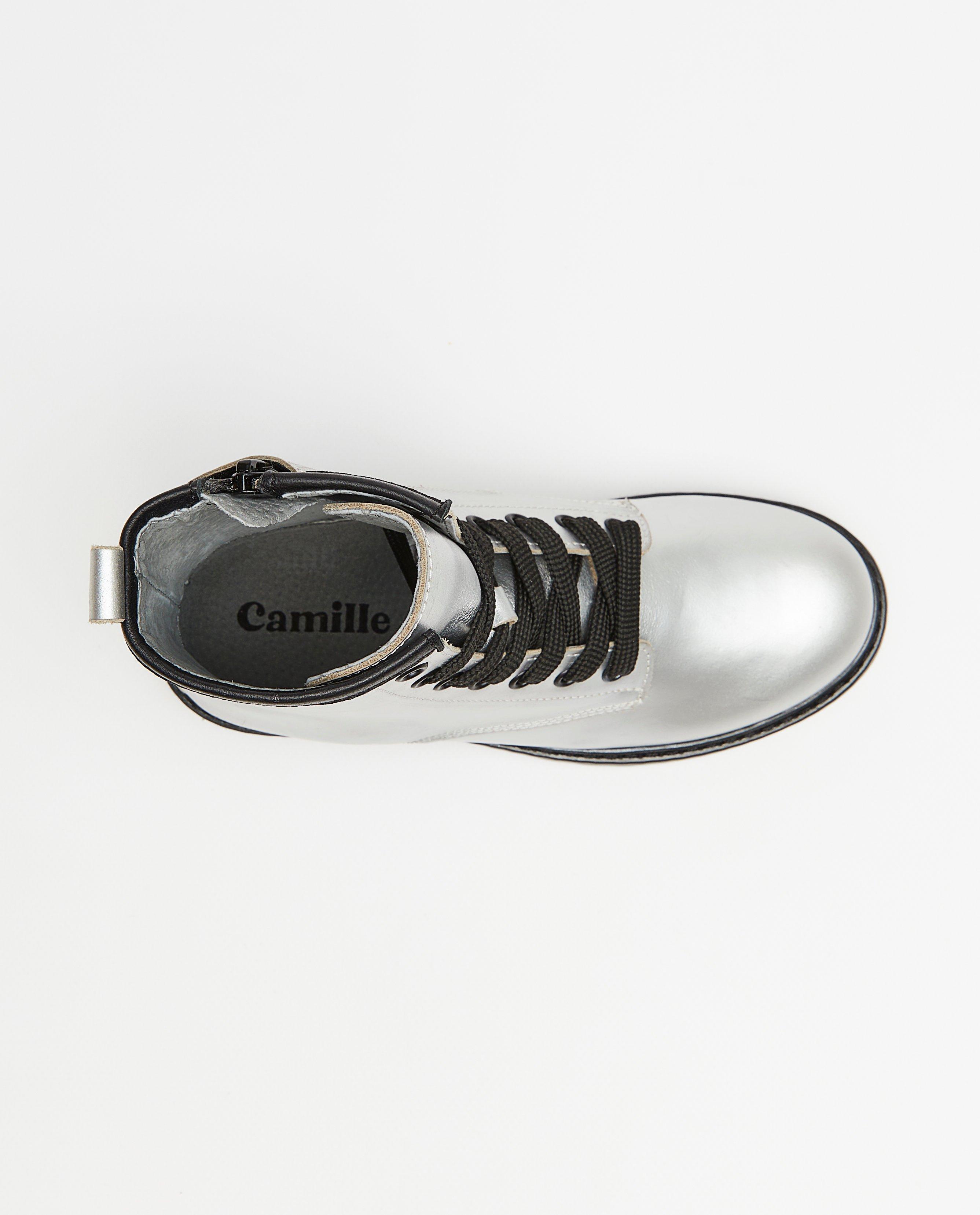 Chaussures - Bottines métallisées à lacets, pointure 31-41