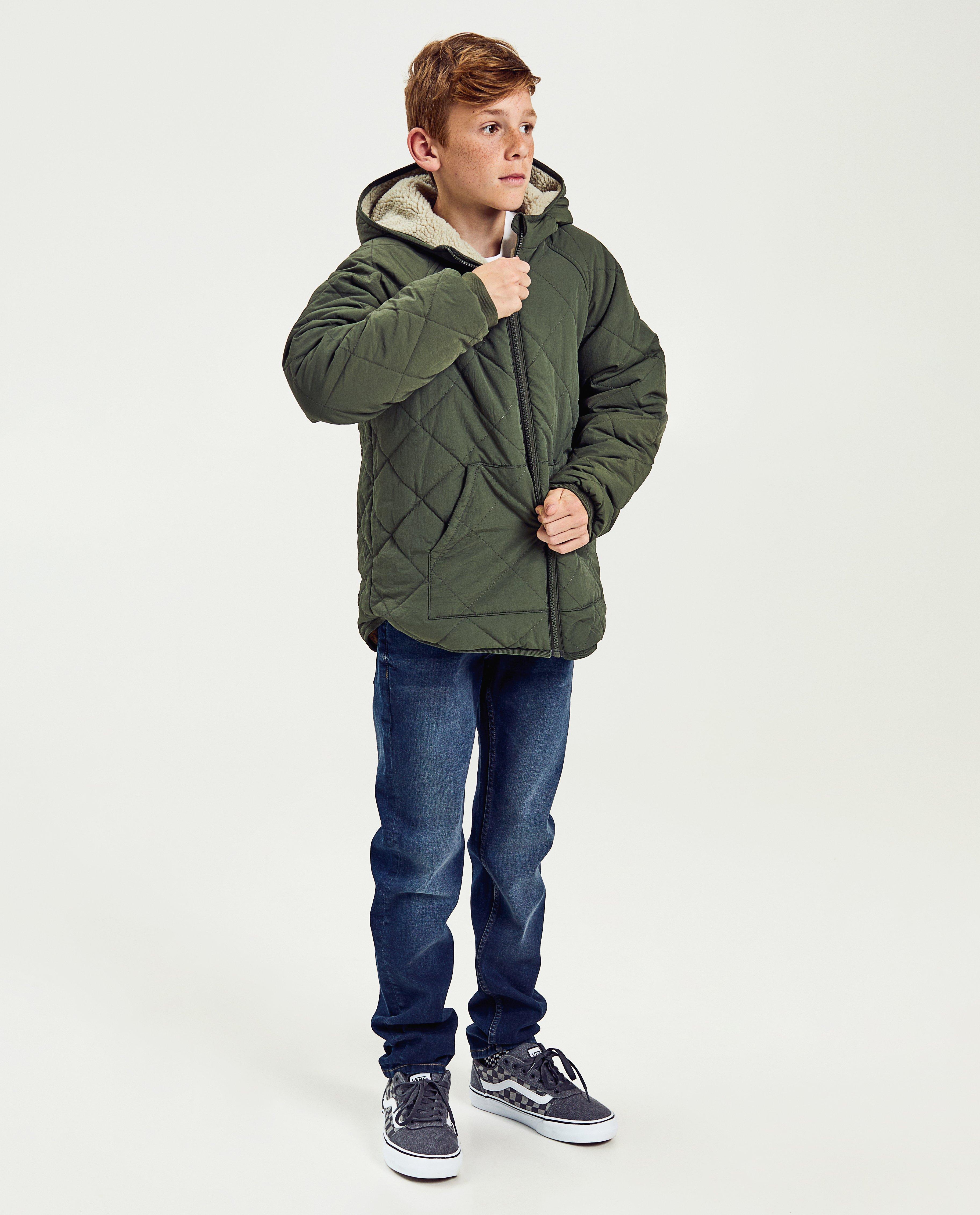 Zomerjassen - Omkeerbare jas met teddy, 7-14 jaar