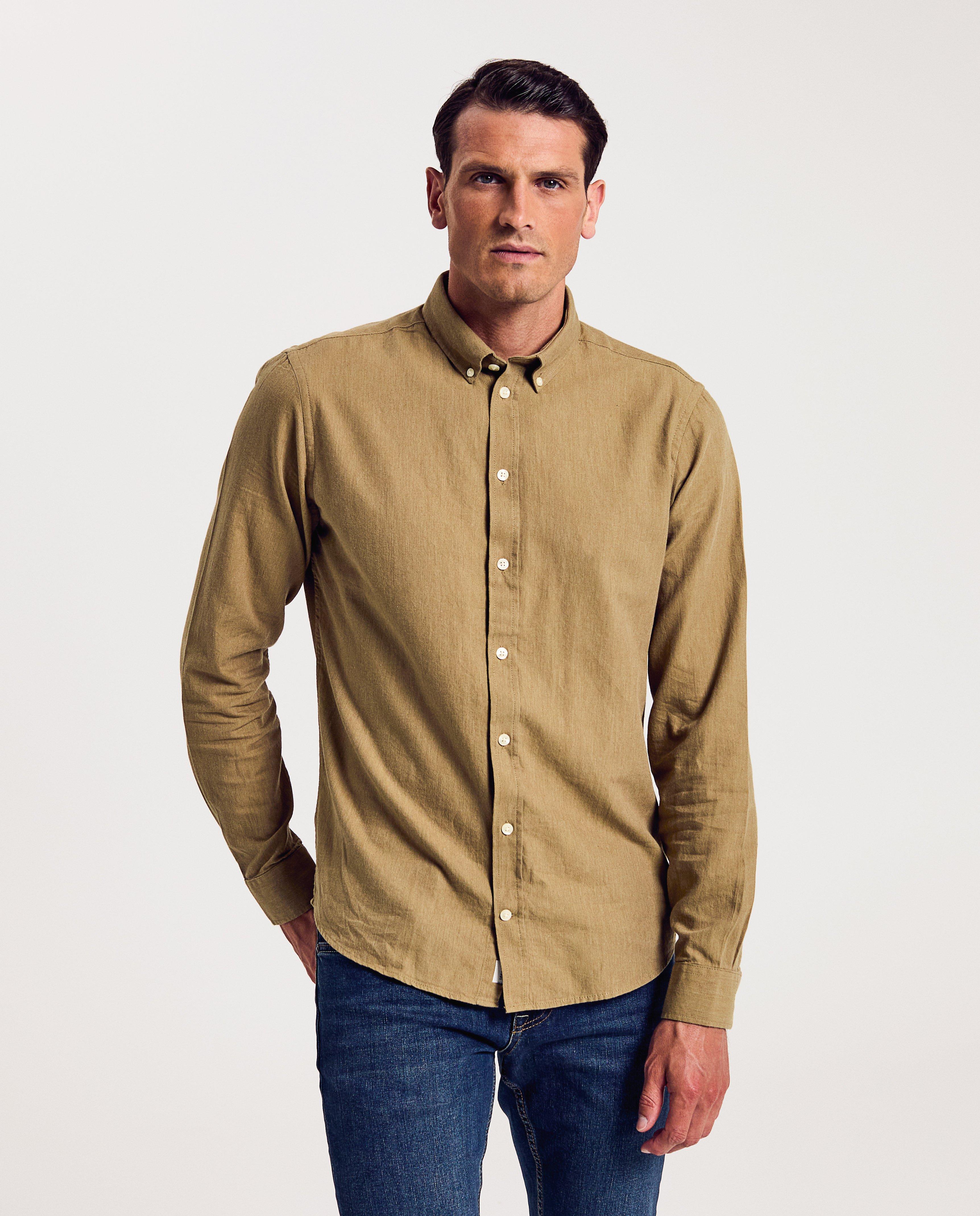 Chemise au look lin - null - League Danois