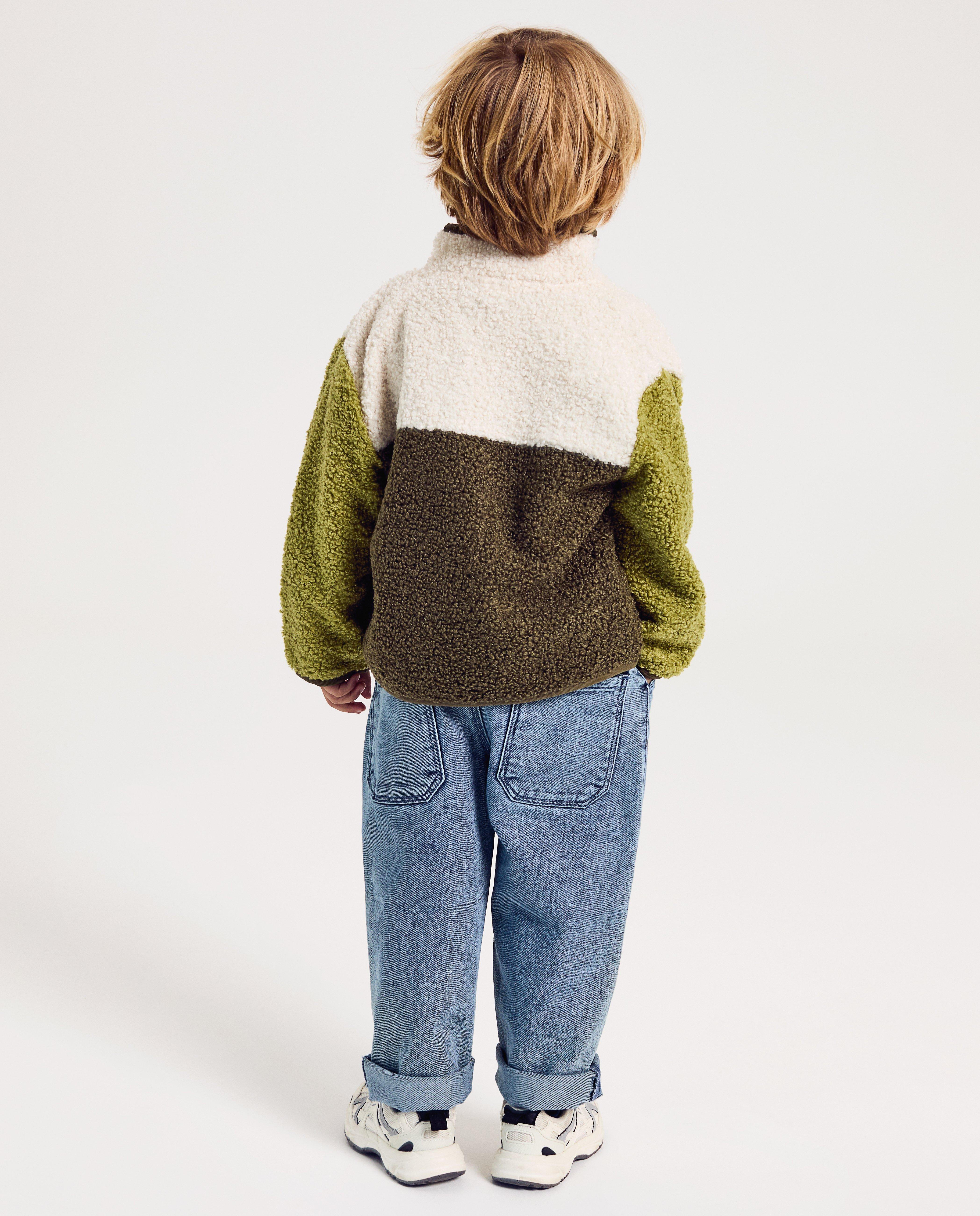 Teddy vest met color block - Product Detail - lichtgroen - afbeelding nummer 4