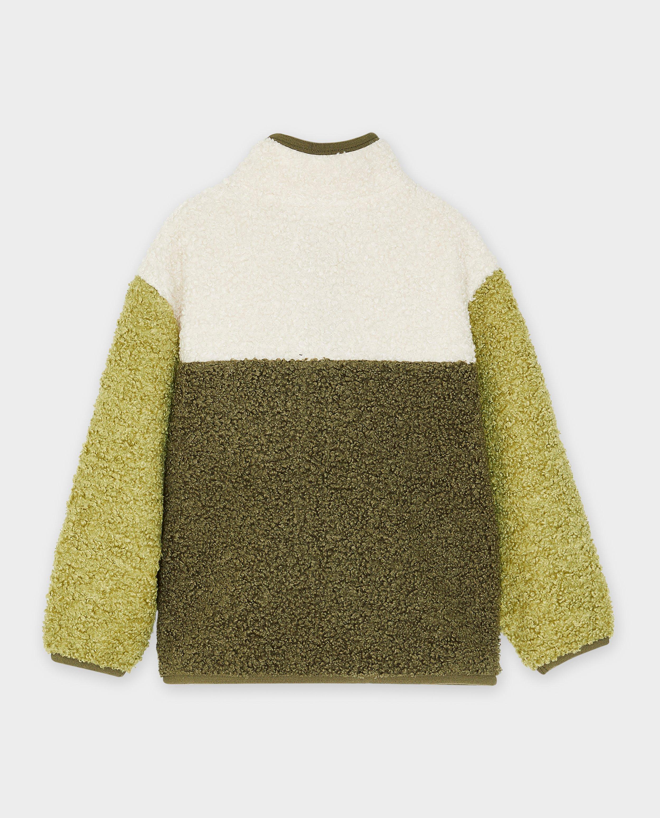 Teddy vest met color block - Product Detail - lichtgroen - afbeelding nummer 6
