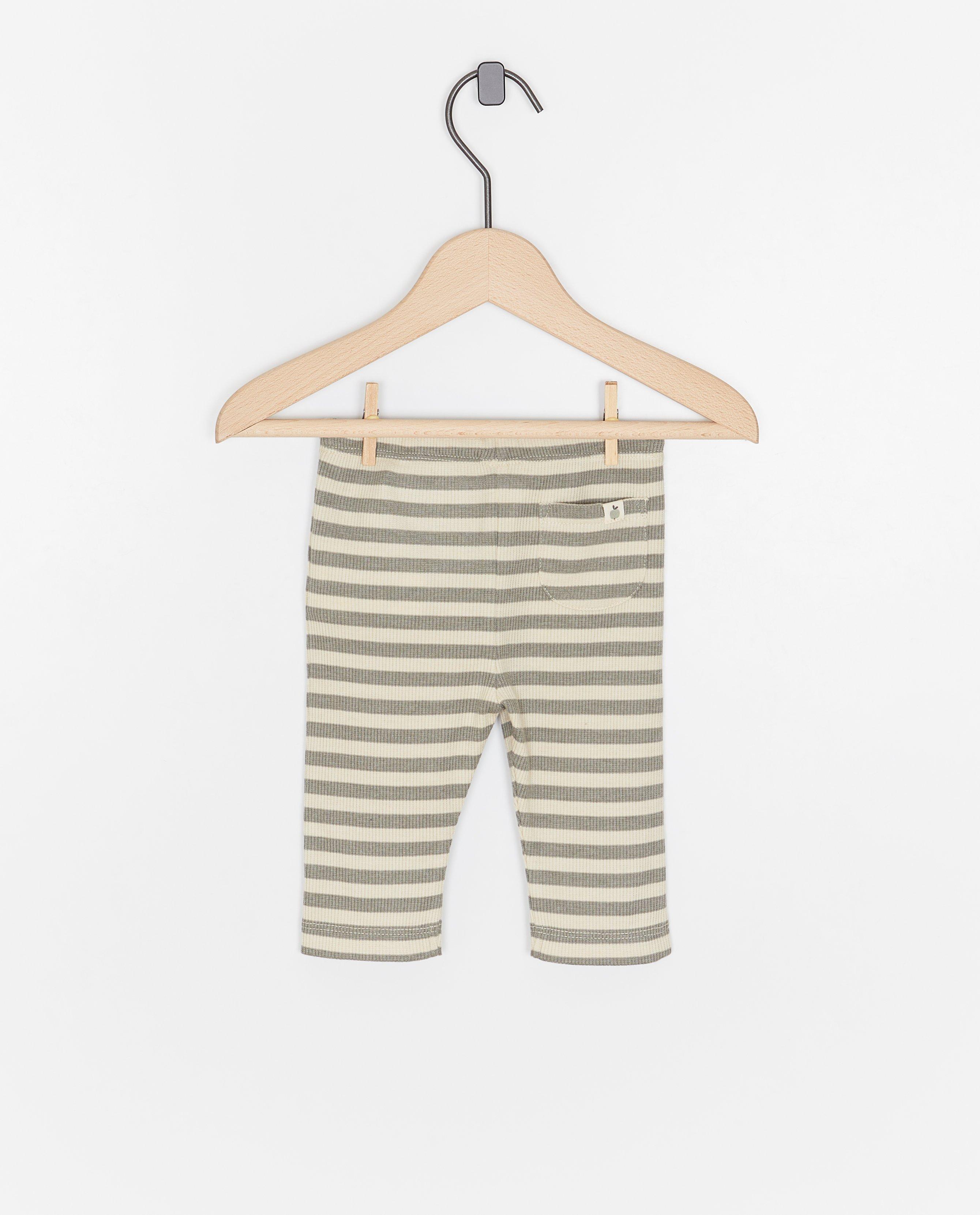 Legging met strepen - Product Detail - wit - afbeelding nummer 2