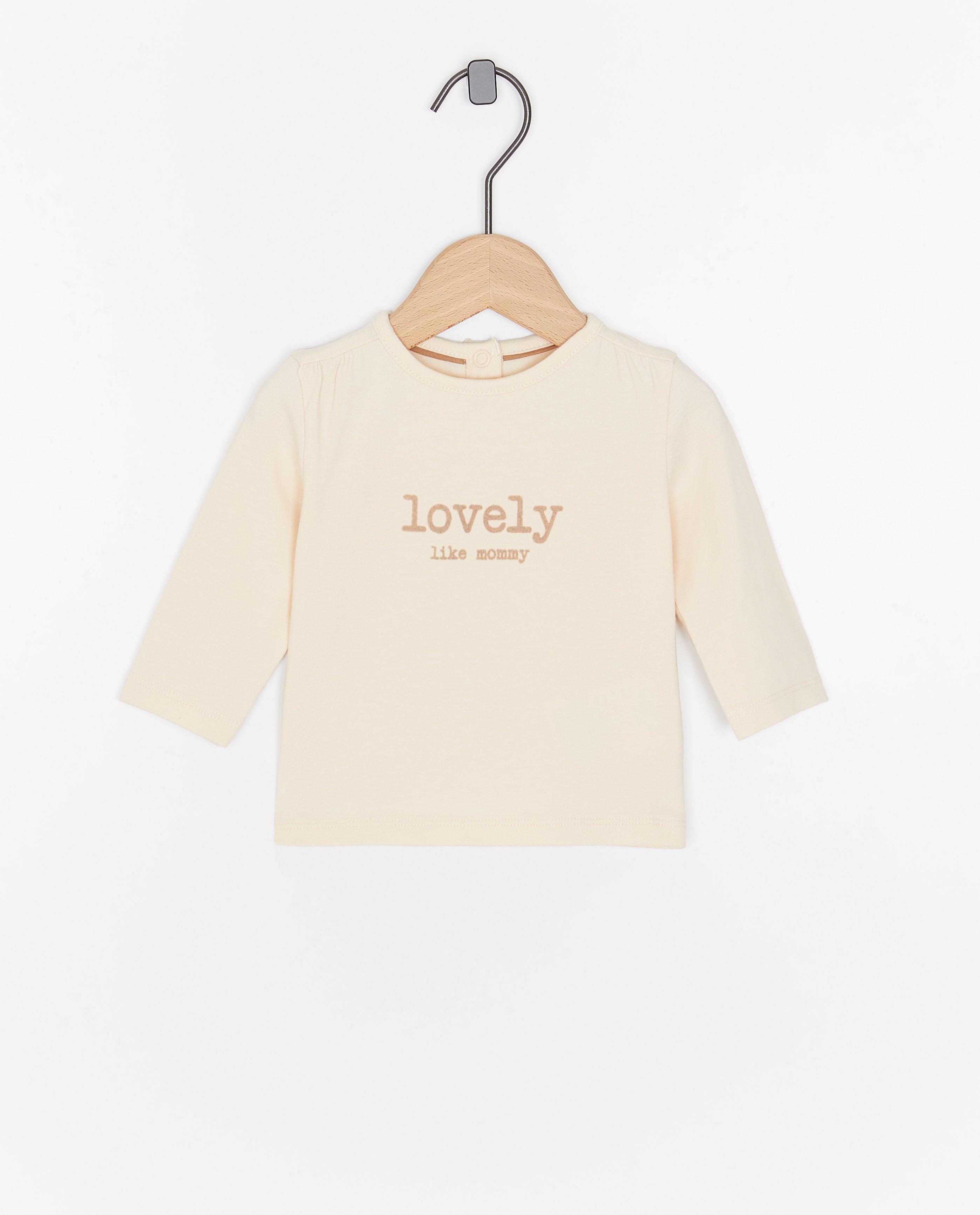 Longsleeve met opschrift - null - Newborn 50-68