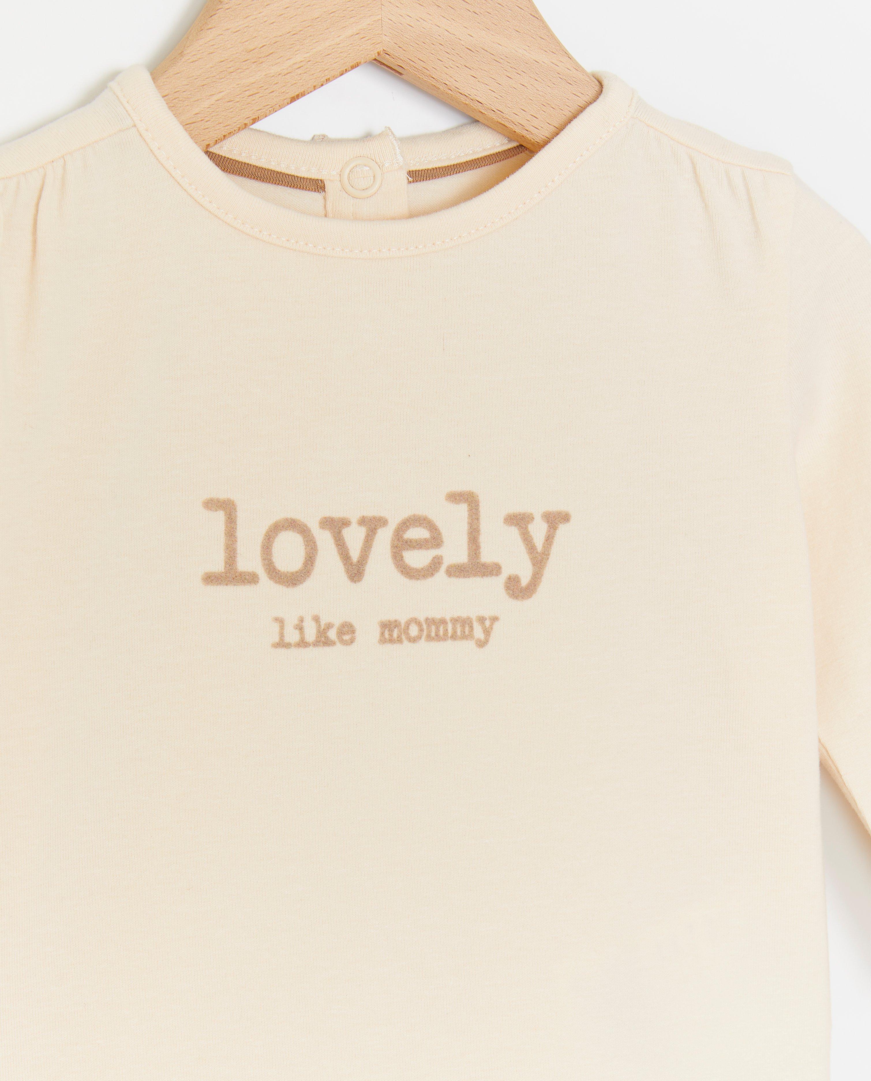 T-shirts - Longsleeve met opschrift