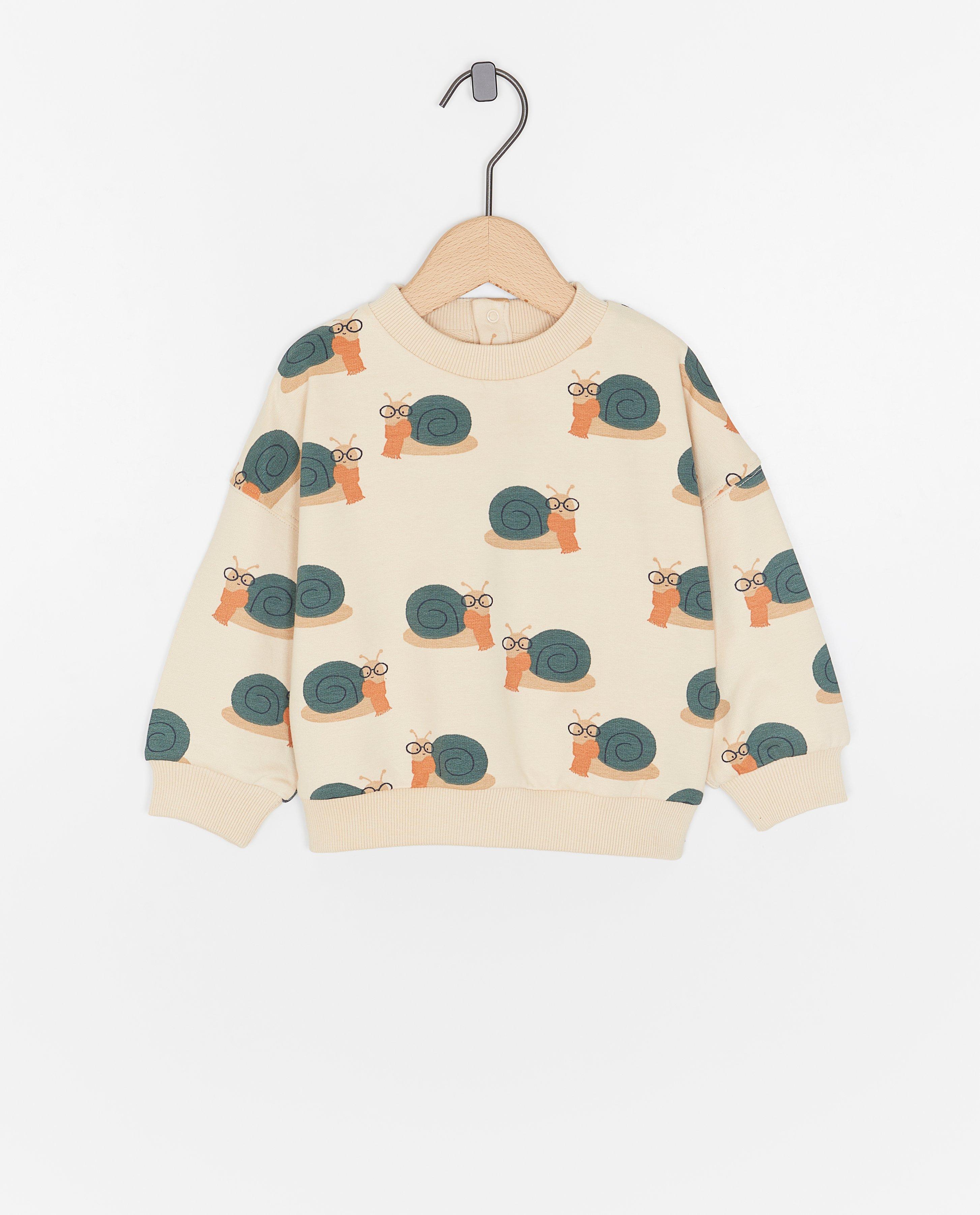 Unisex sweater met print - null - Cuddles and Smiles