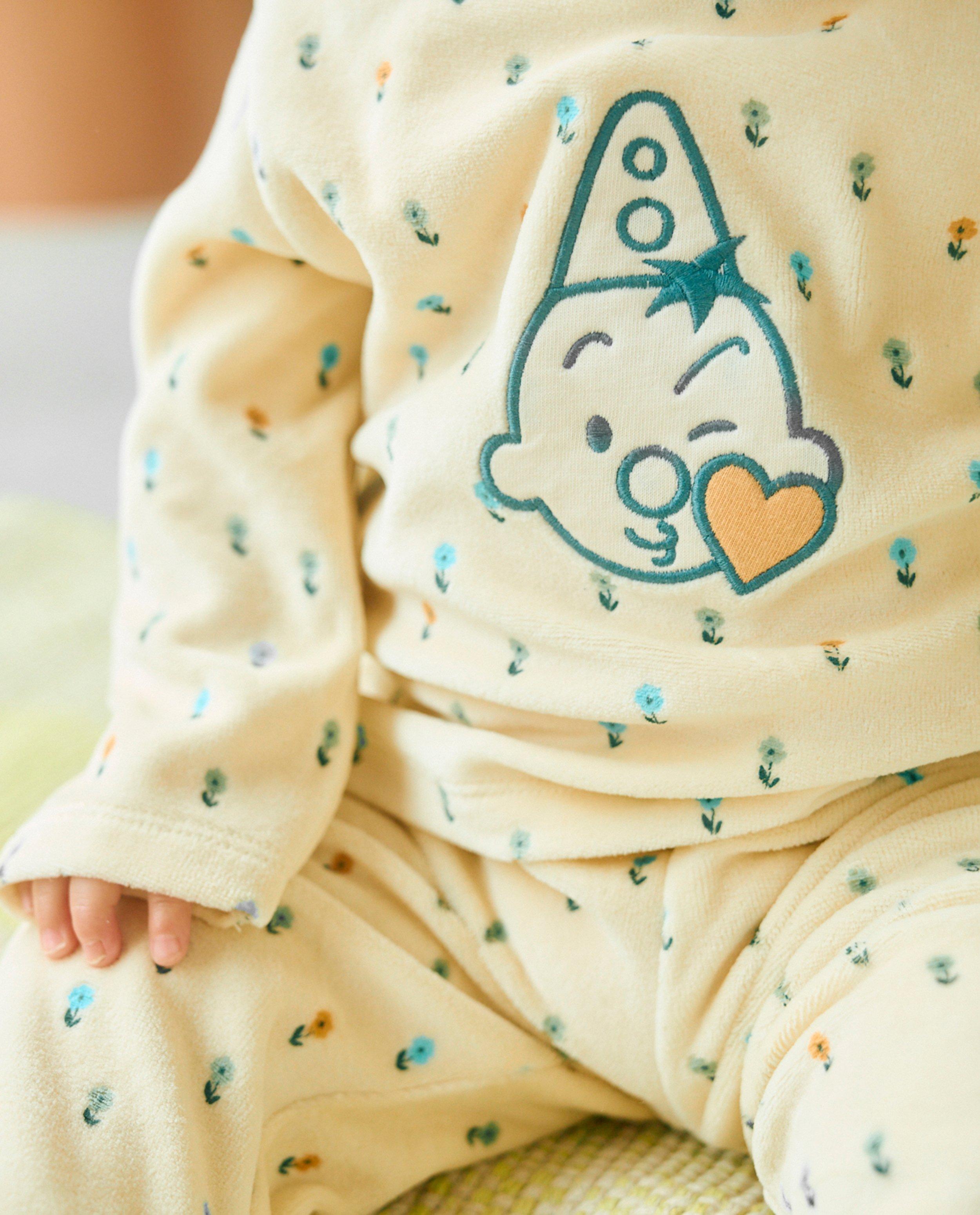 Nachtkleding - Fluwelen pyjama met patch Bumba