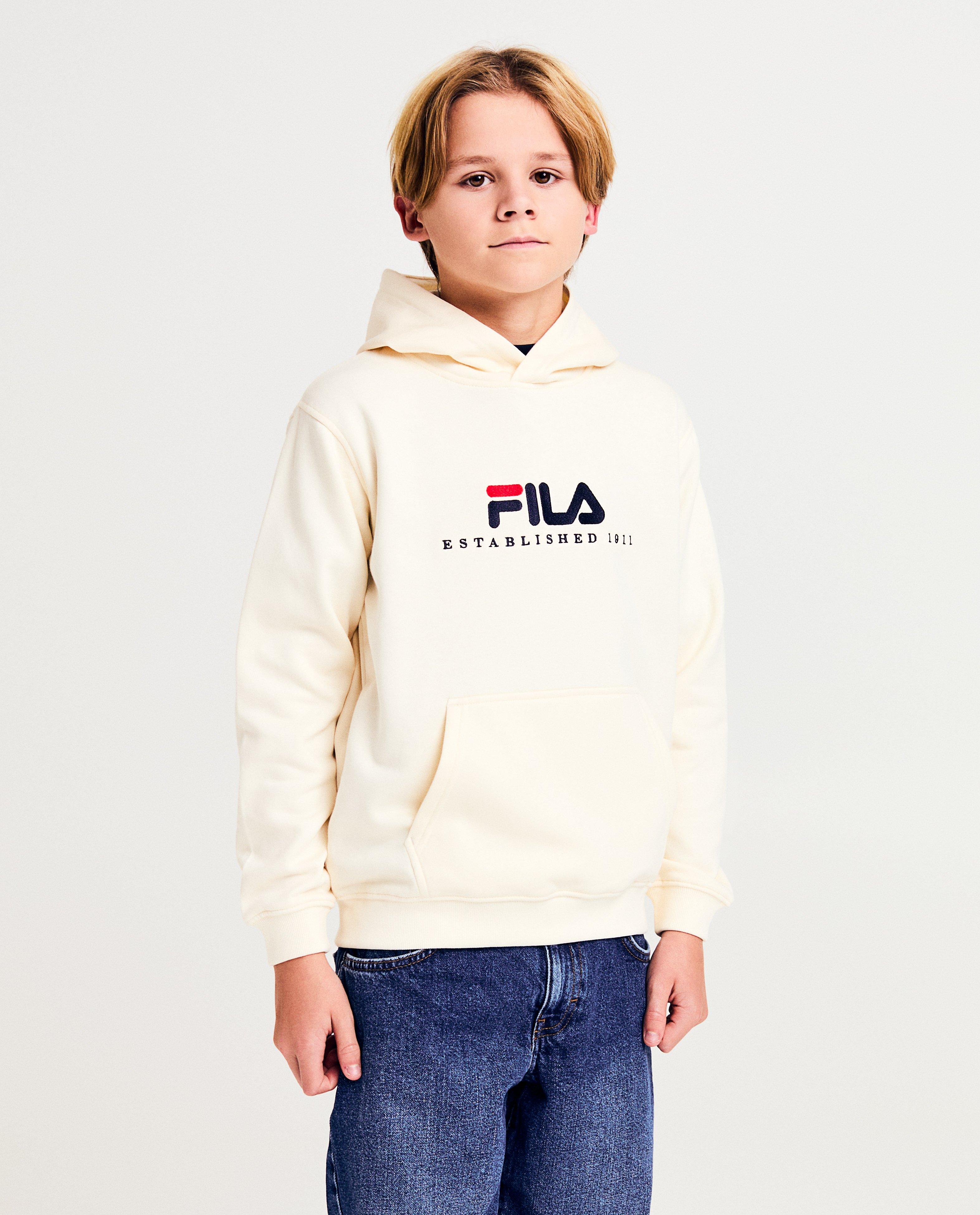 Hoodie met geborduurd opschrift - null - Fila