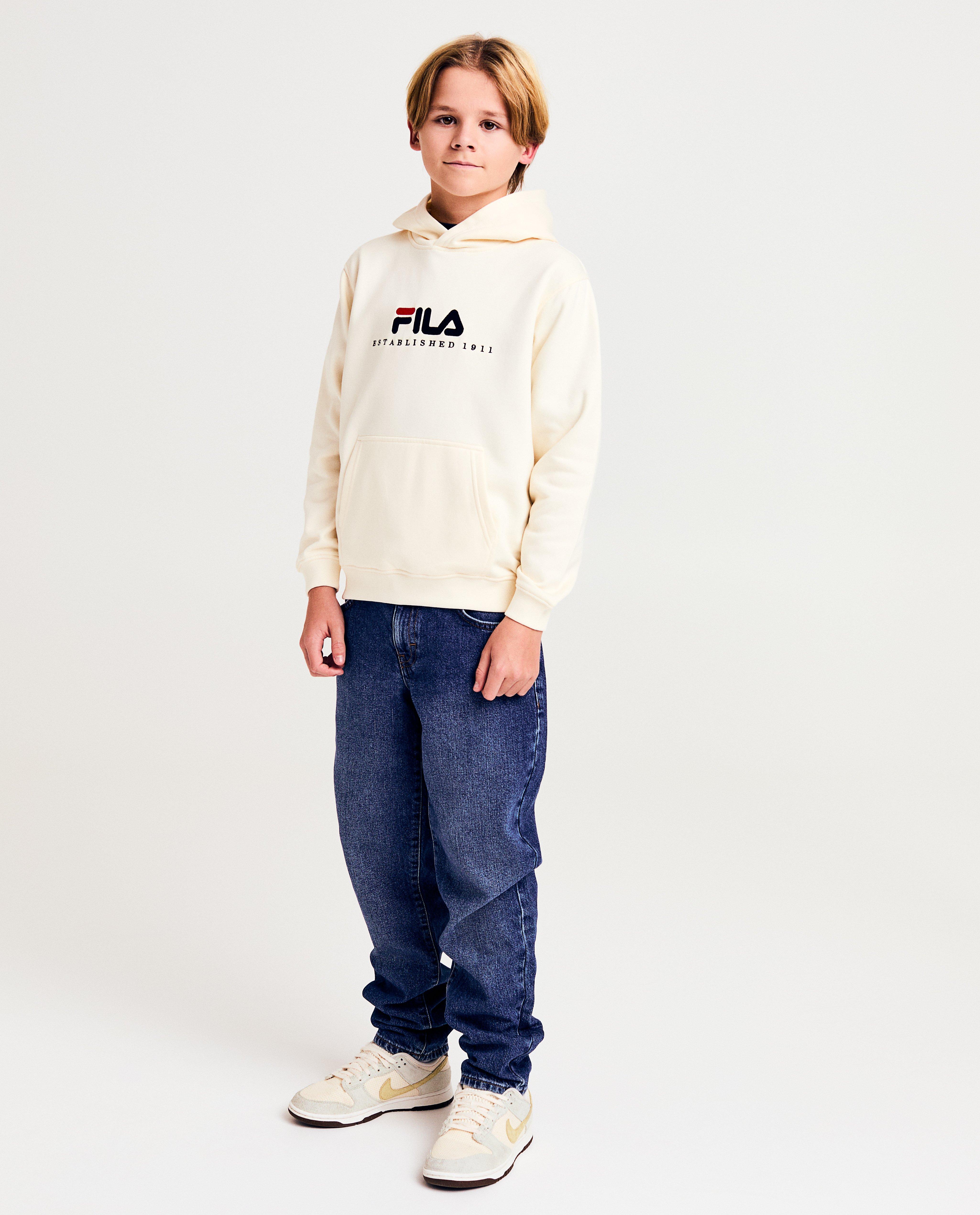 Sweaters - Hoodie met geborduurd opschrift