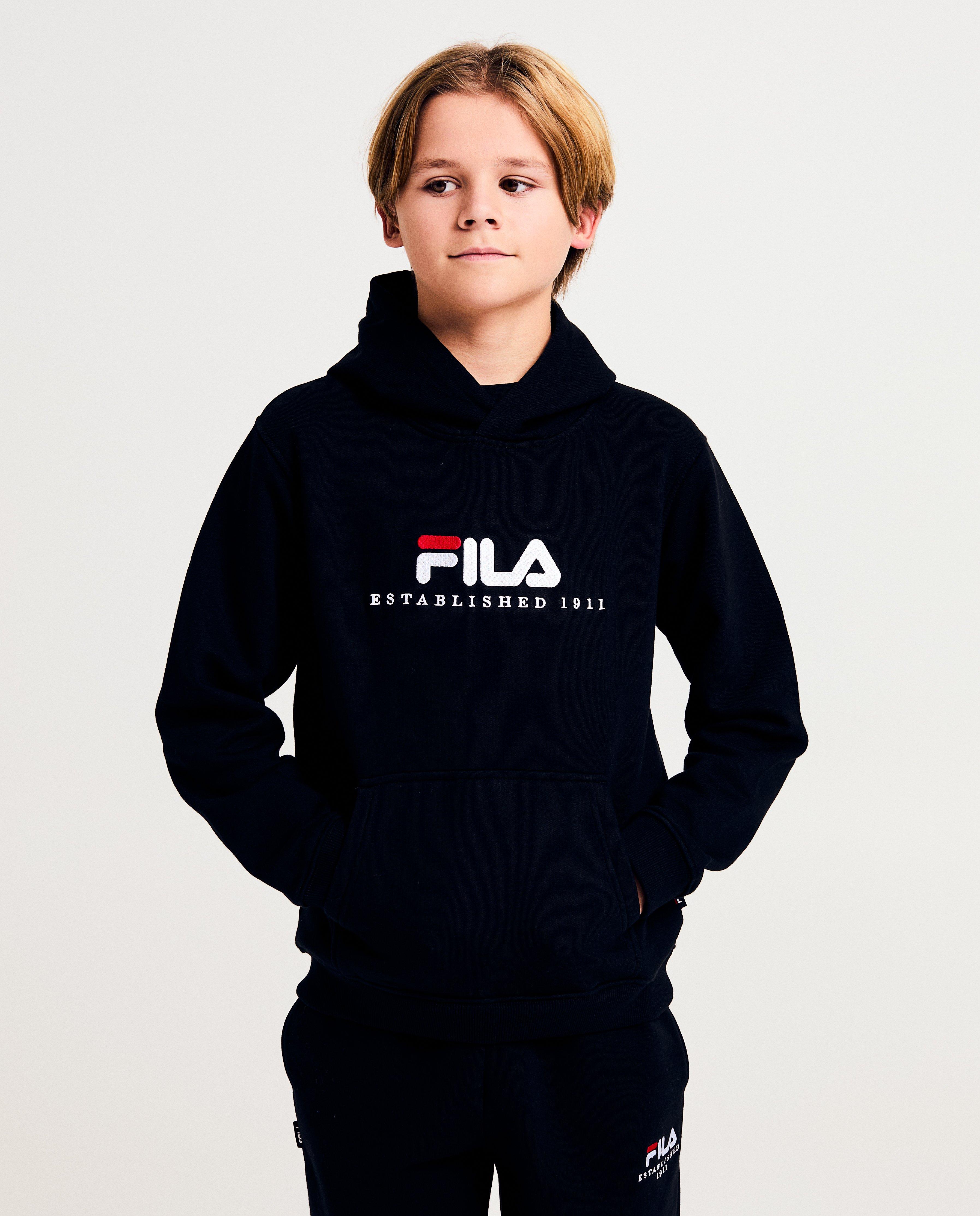 Hoodie met geborduurd opschrift - null - Fila
