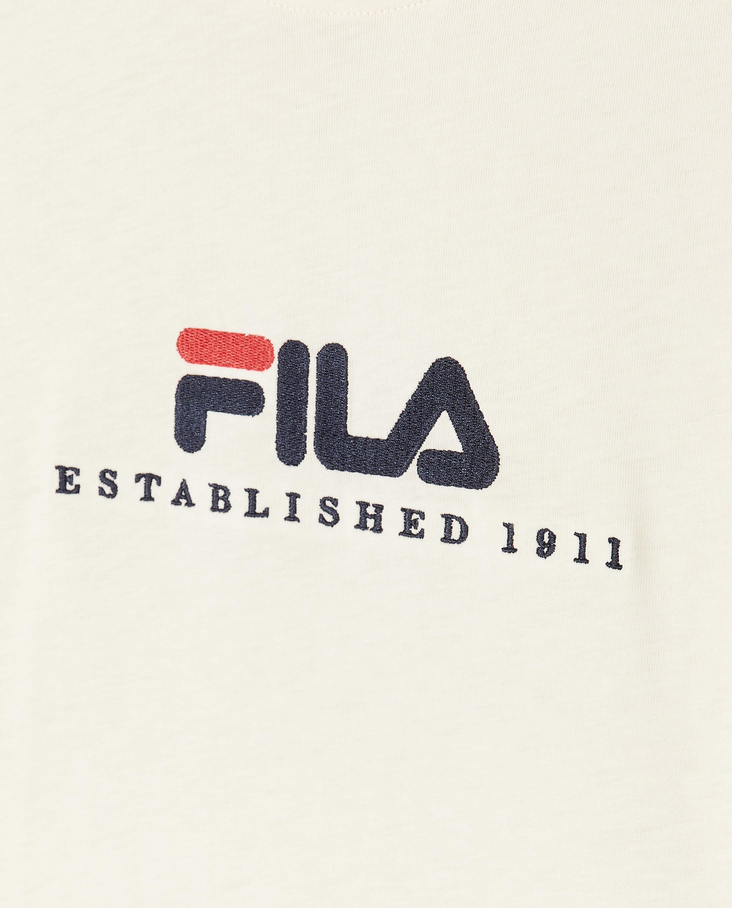 T-shirts - T-shirt met geborduurd opschrift