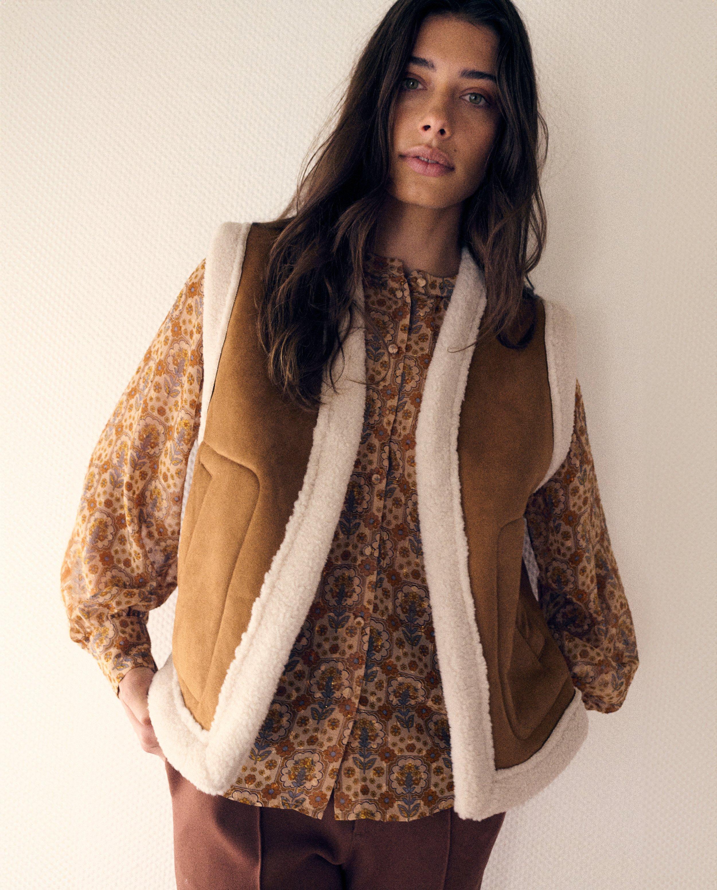 Cardigan - Vest met teddy voering