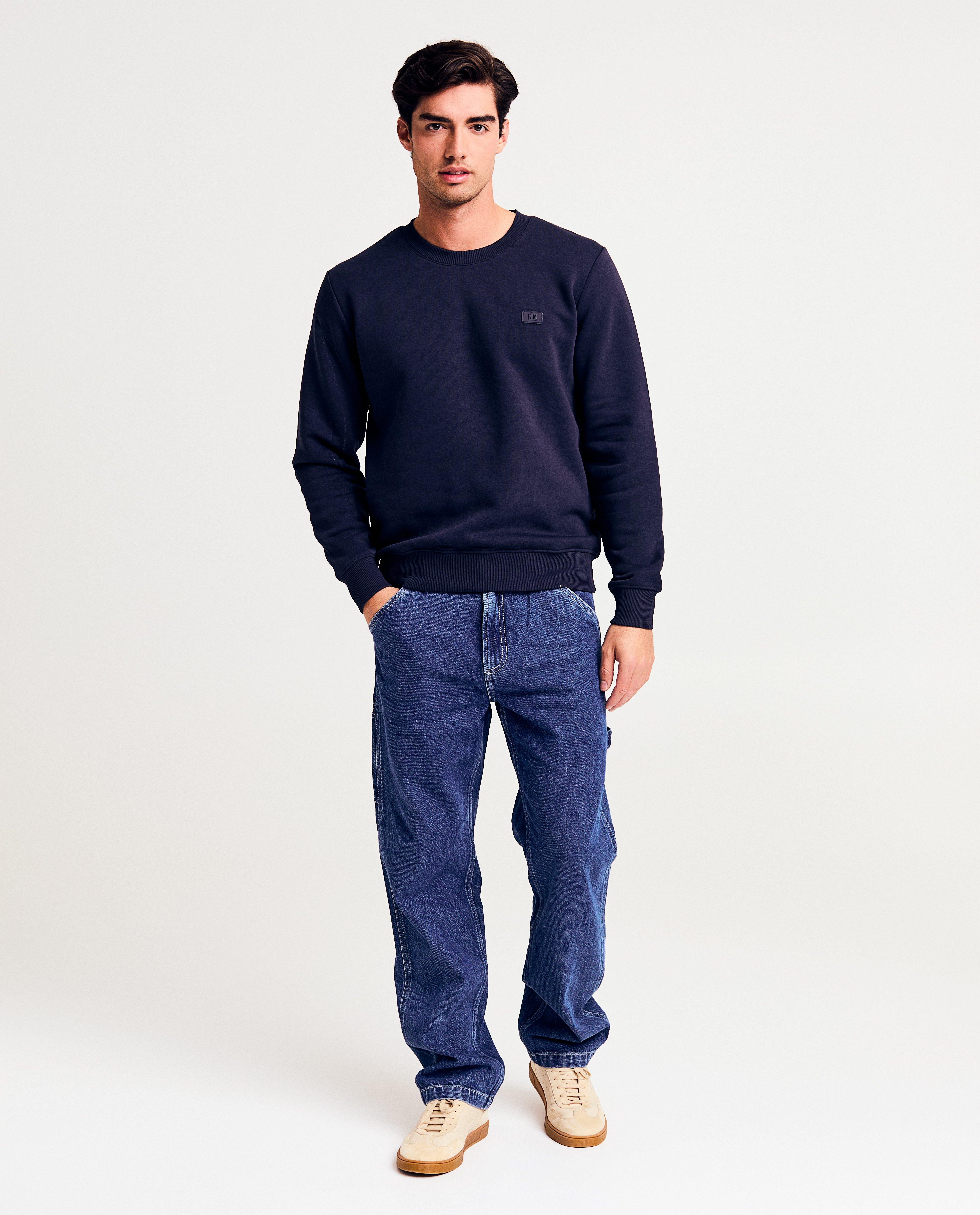 Jeans bleu, coupe skate, hommes - null - I AM