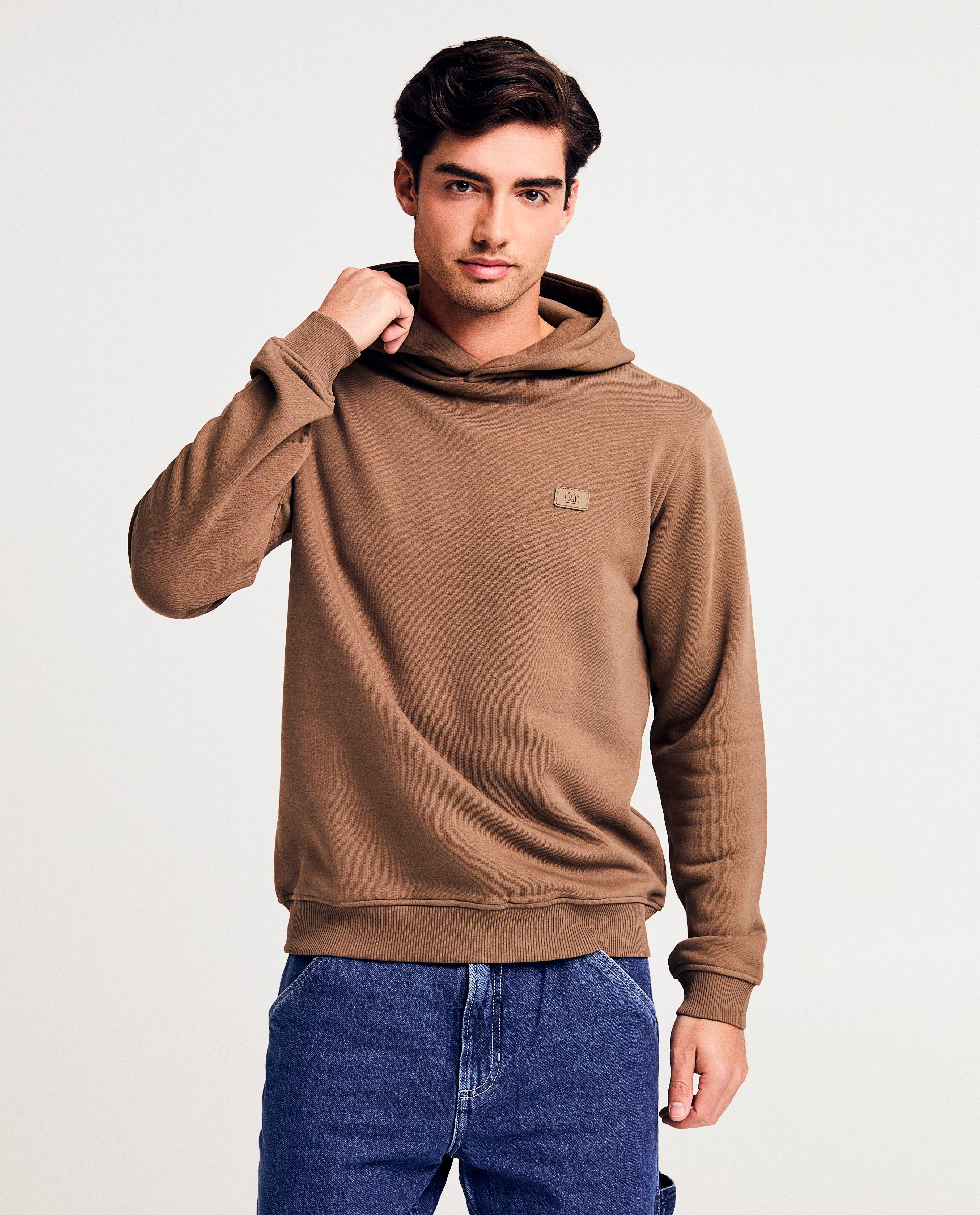 Bruine hoodie, heren - null - I AM