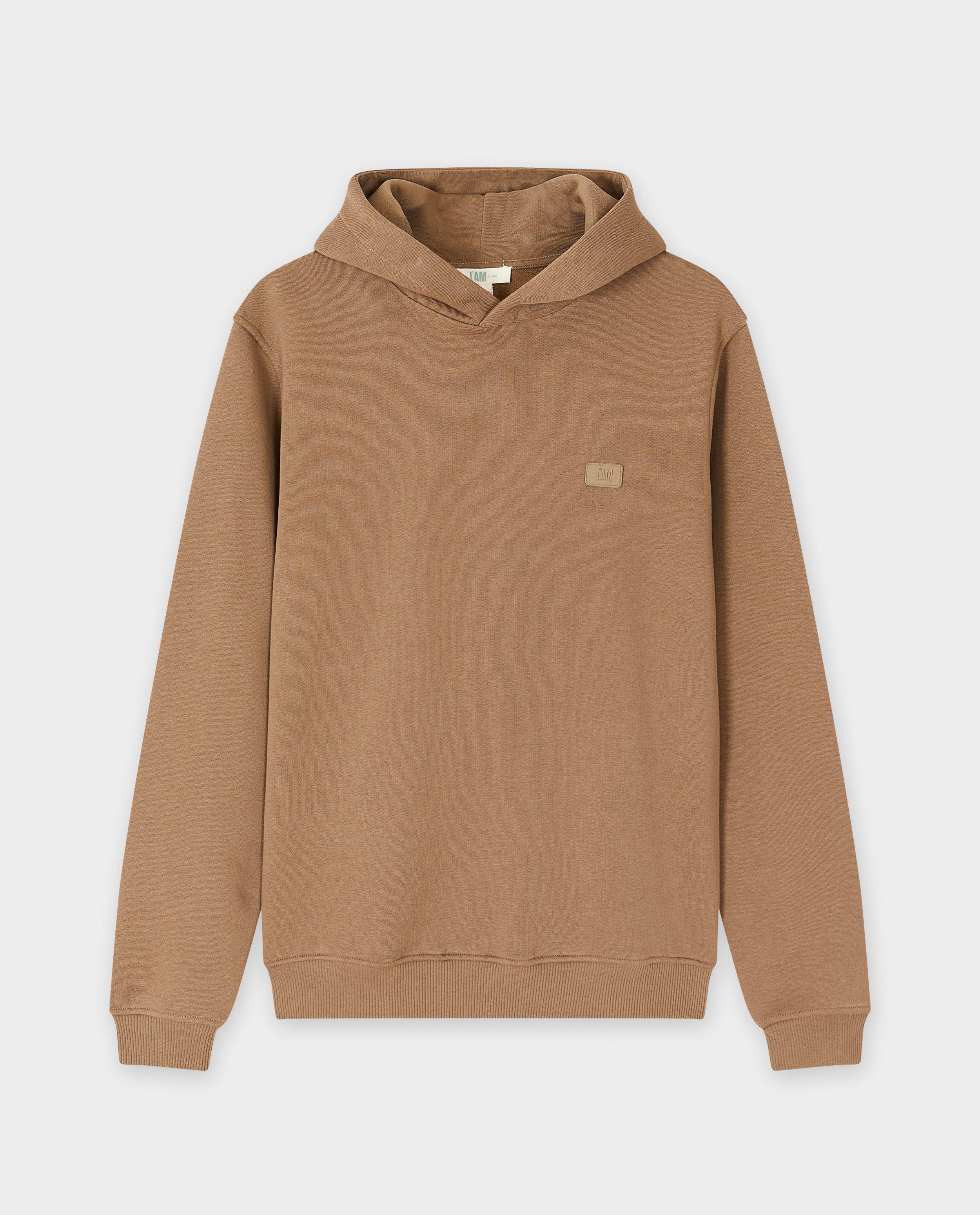 Sweaters - Bruine hoodie, heren