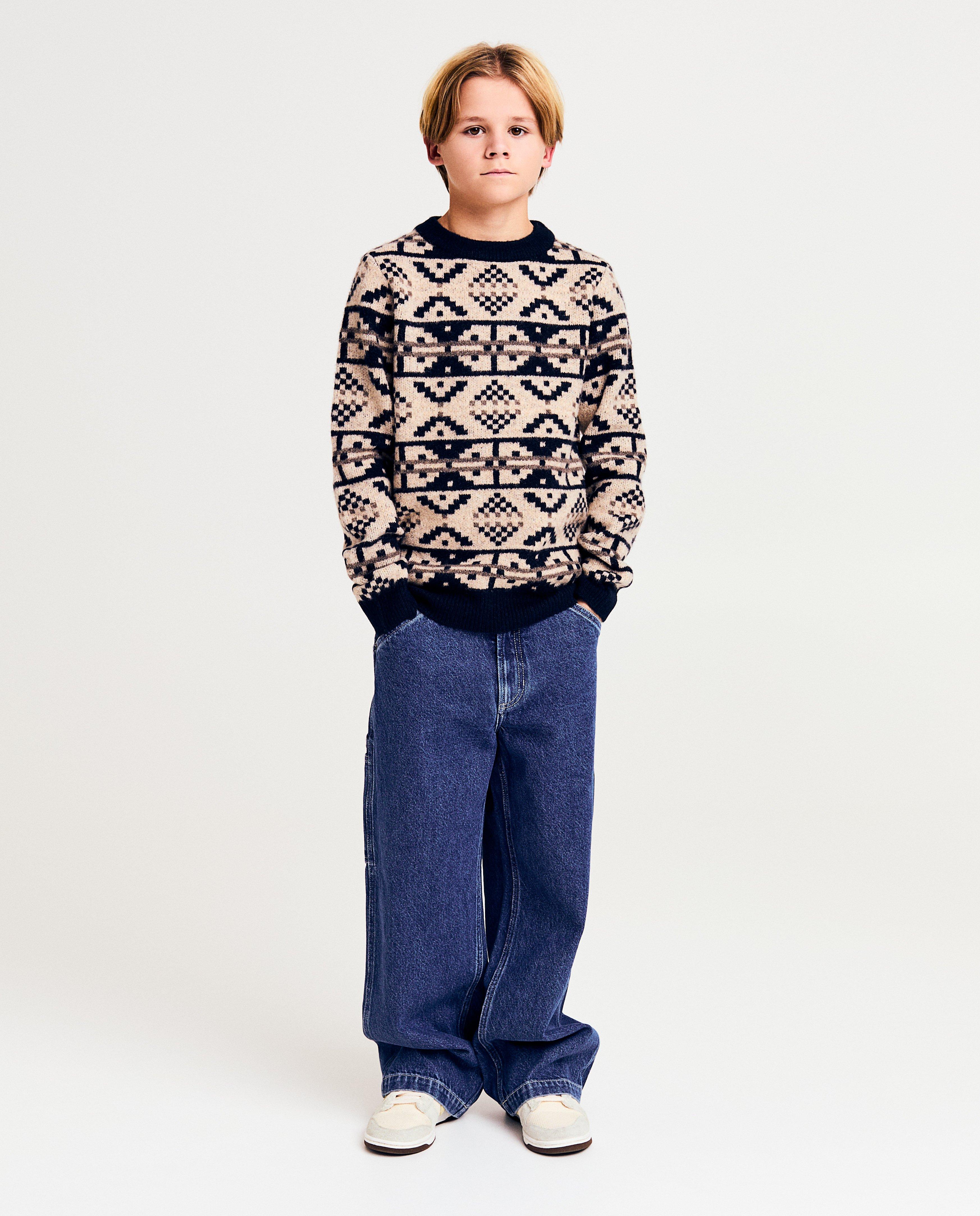 Jeans bleu, coupe skate, 7-14 ans - null - I AM
