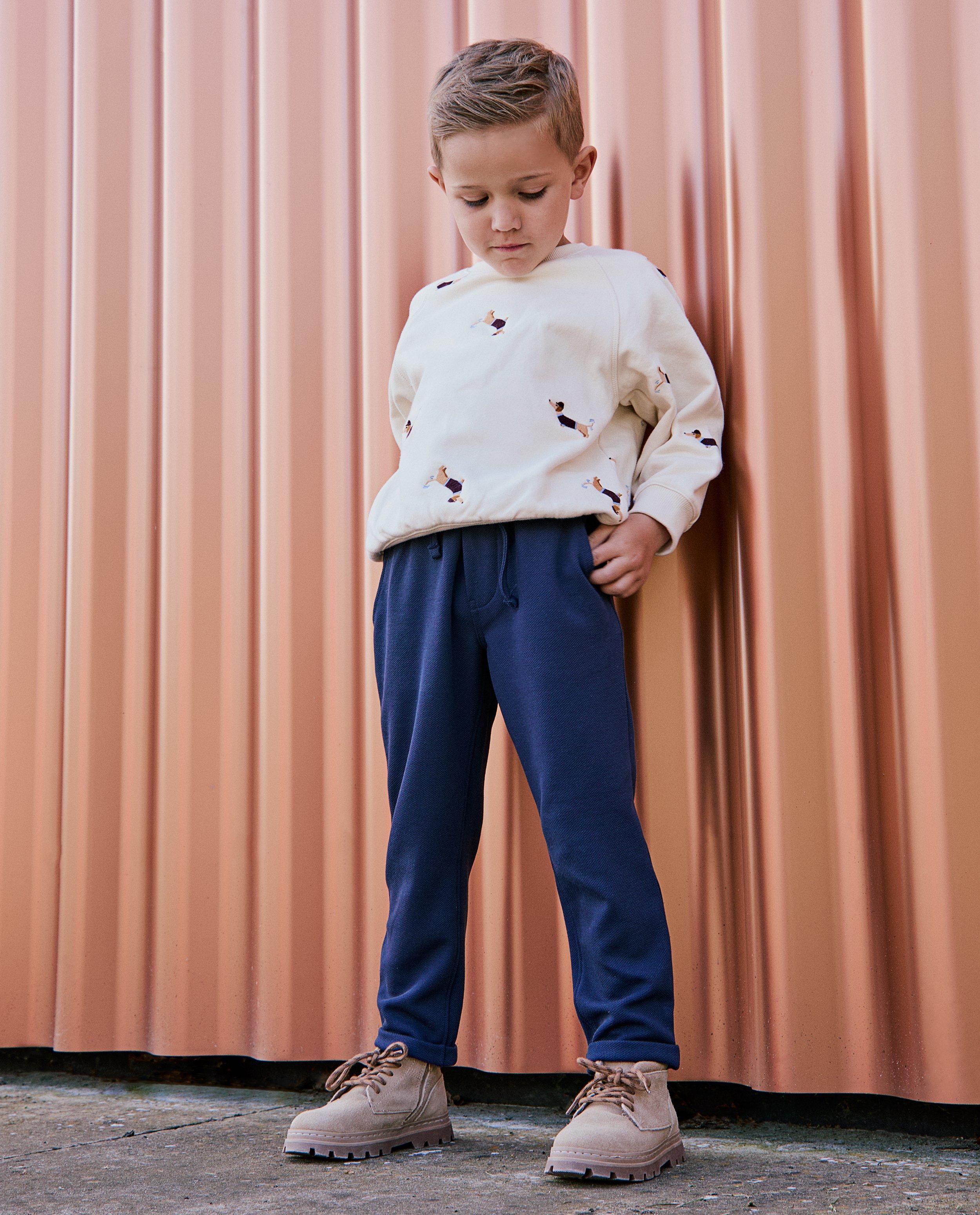 Donkerrode broek, regular fit, 98-134 - null - Hampton Bays