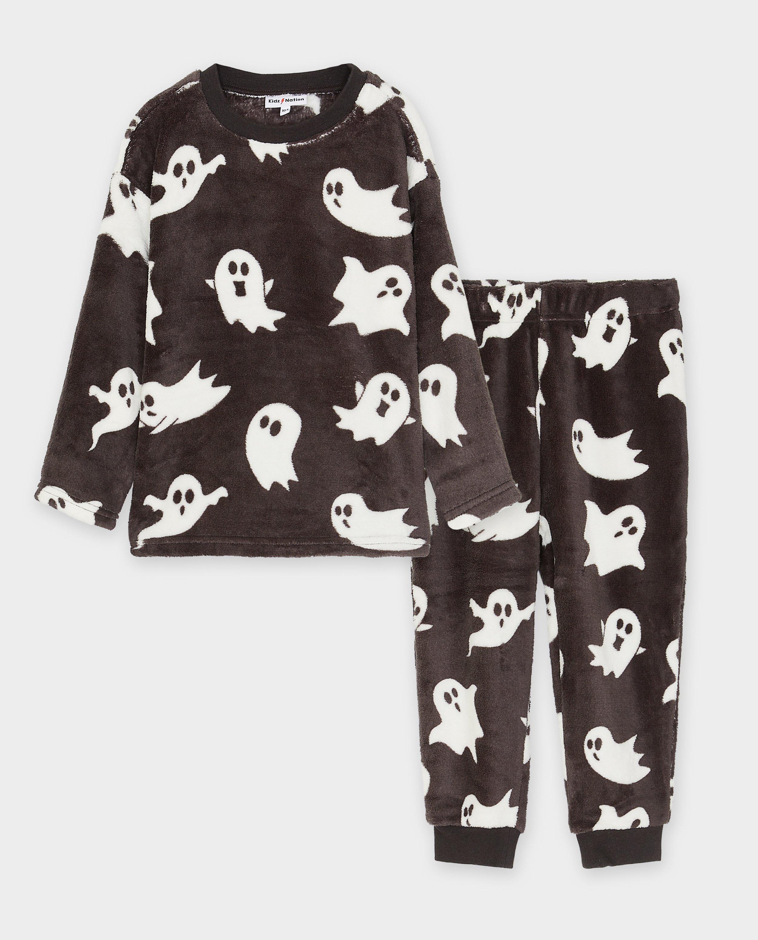 Nachtkleding - Pyjama met spookjesprint