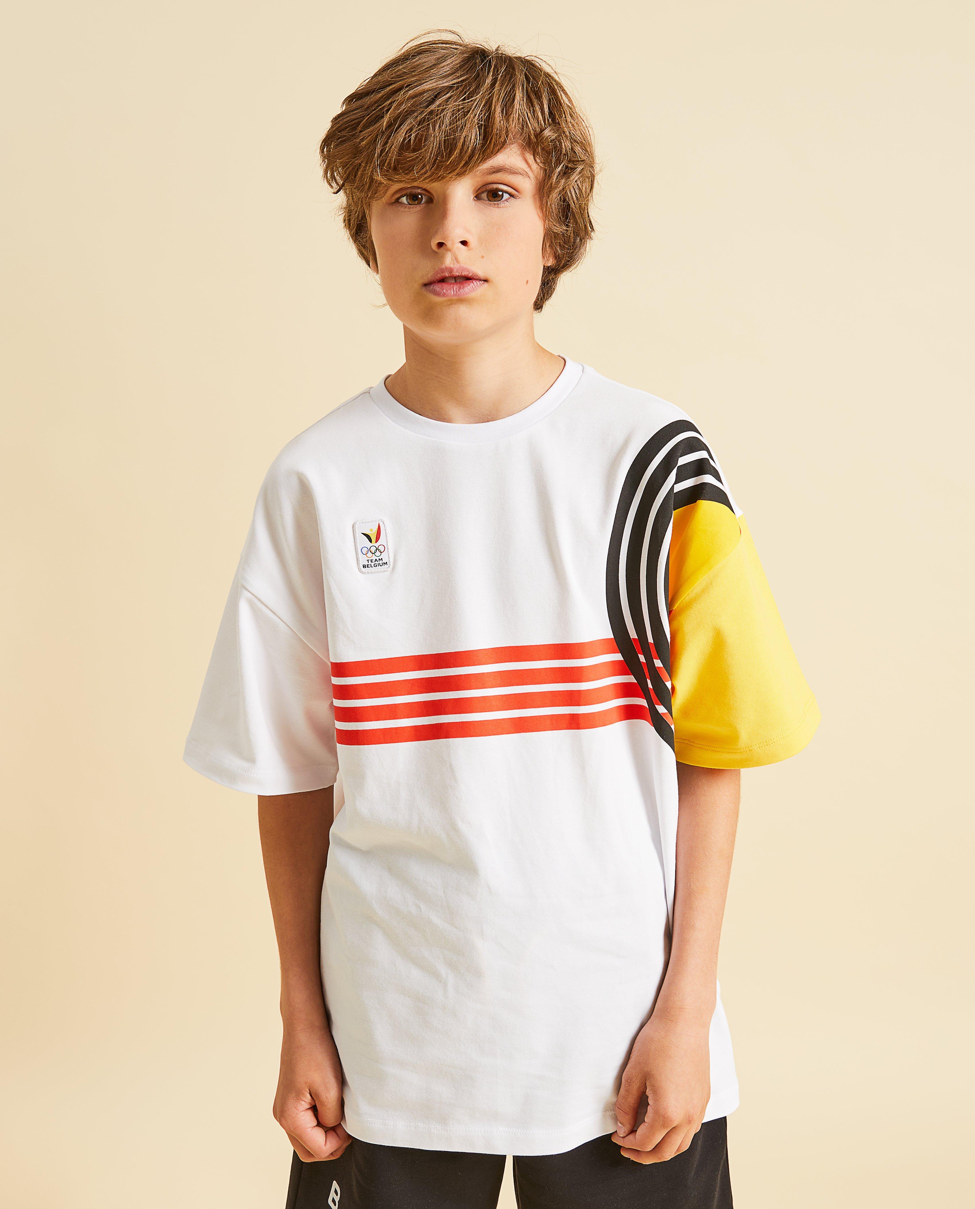 T-shirt rayé, Jeux olympiques, 7-14 ans - null - Jeux Olympiques
