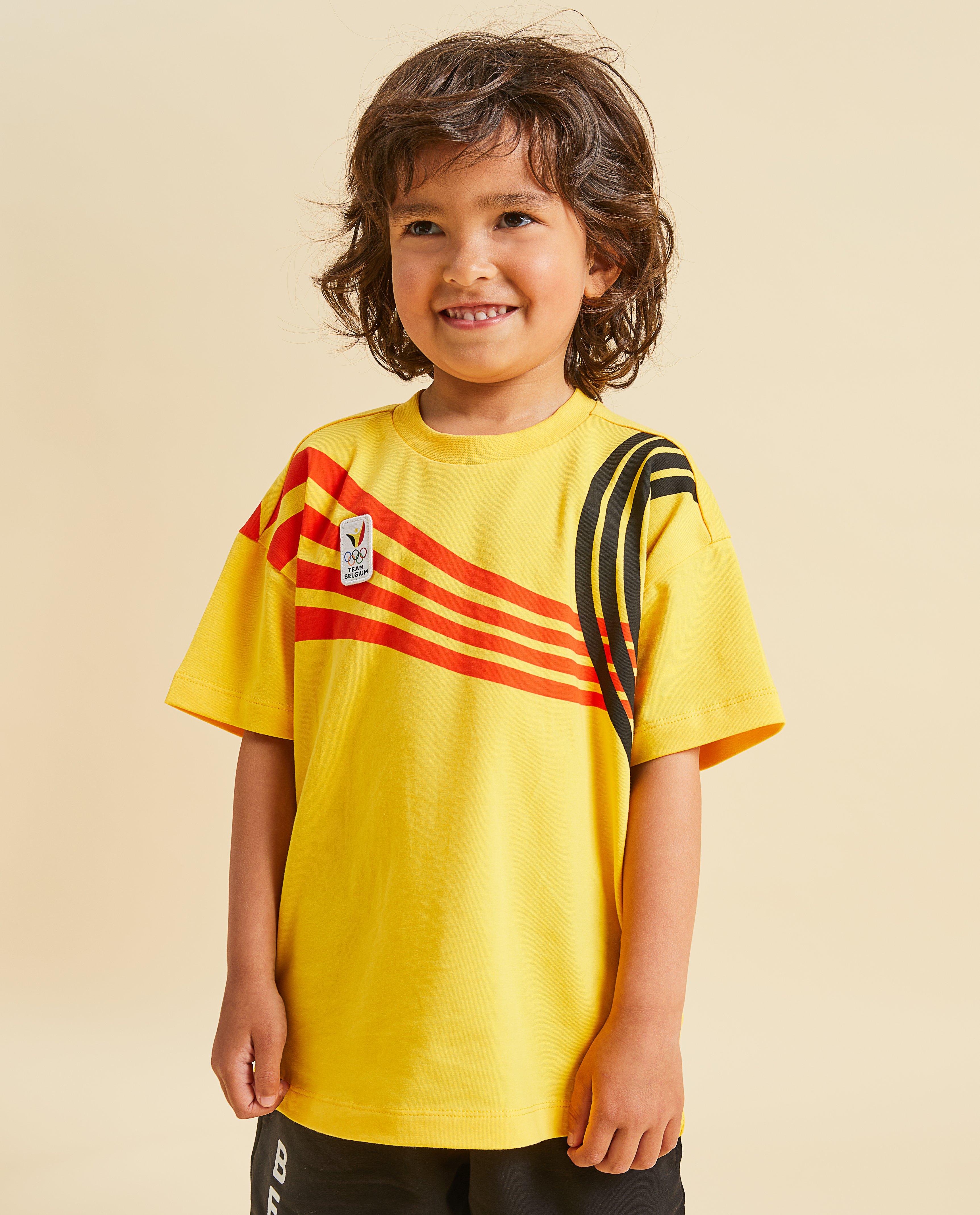 Unisex T-shirt met strepen, Olympische Spelen, 2-7 jaar