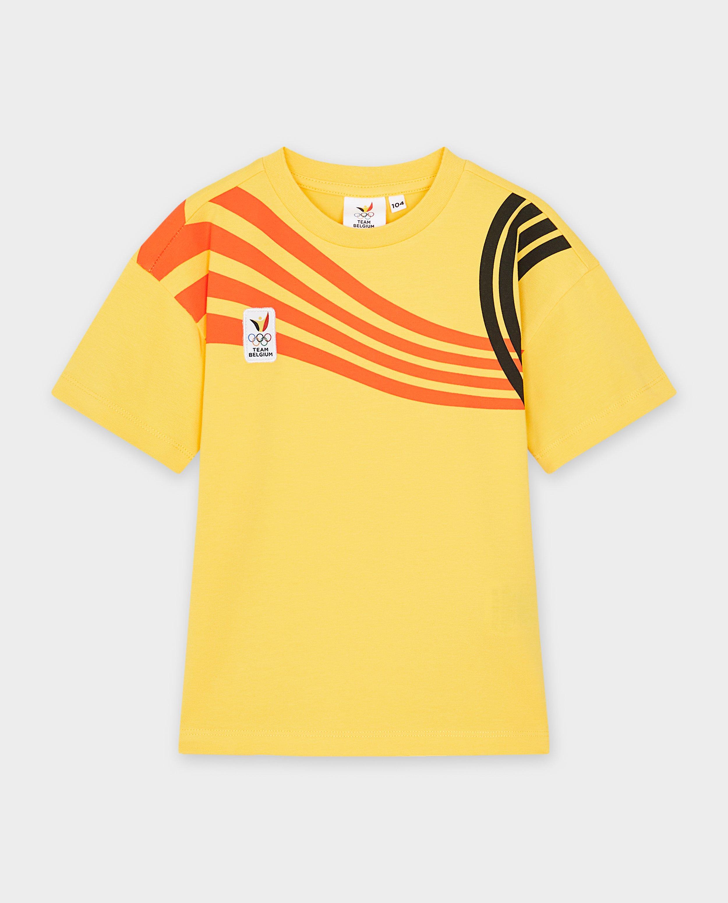 T-shirts - Unisex T-shirt met strepen, Olympische Spelen, 2-7 jaar