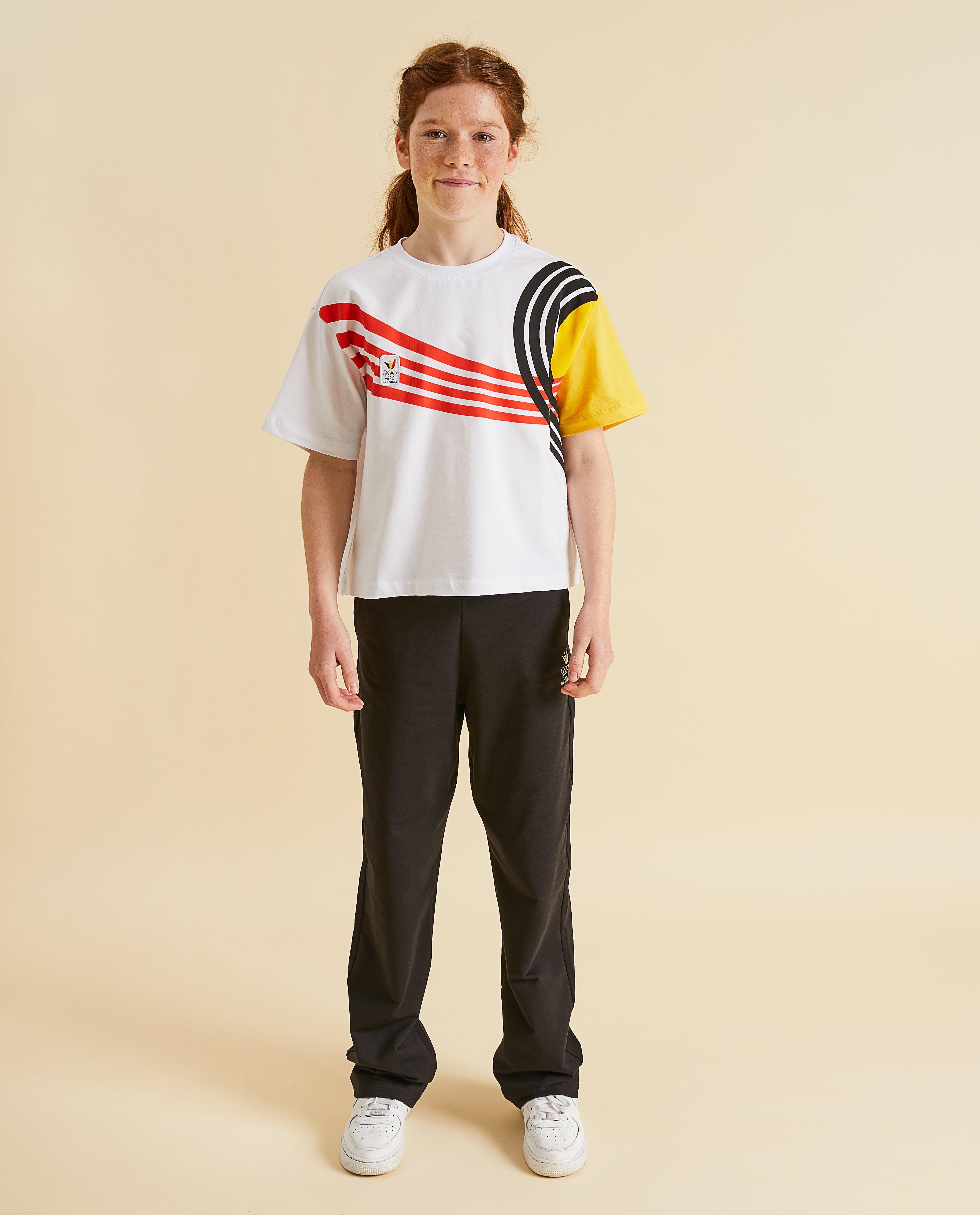 T-shirt met strepen, Olympische spelen, 7-14 jaar - Product Detail - wit - afbeelding nummer 2