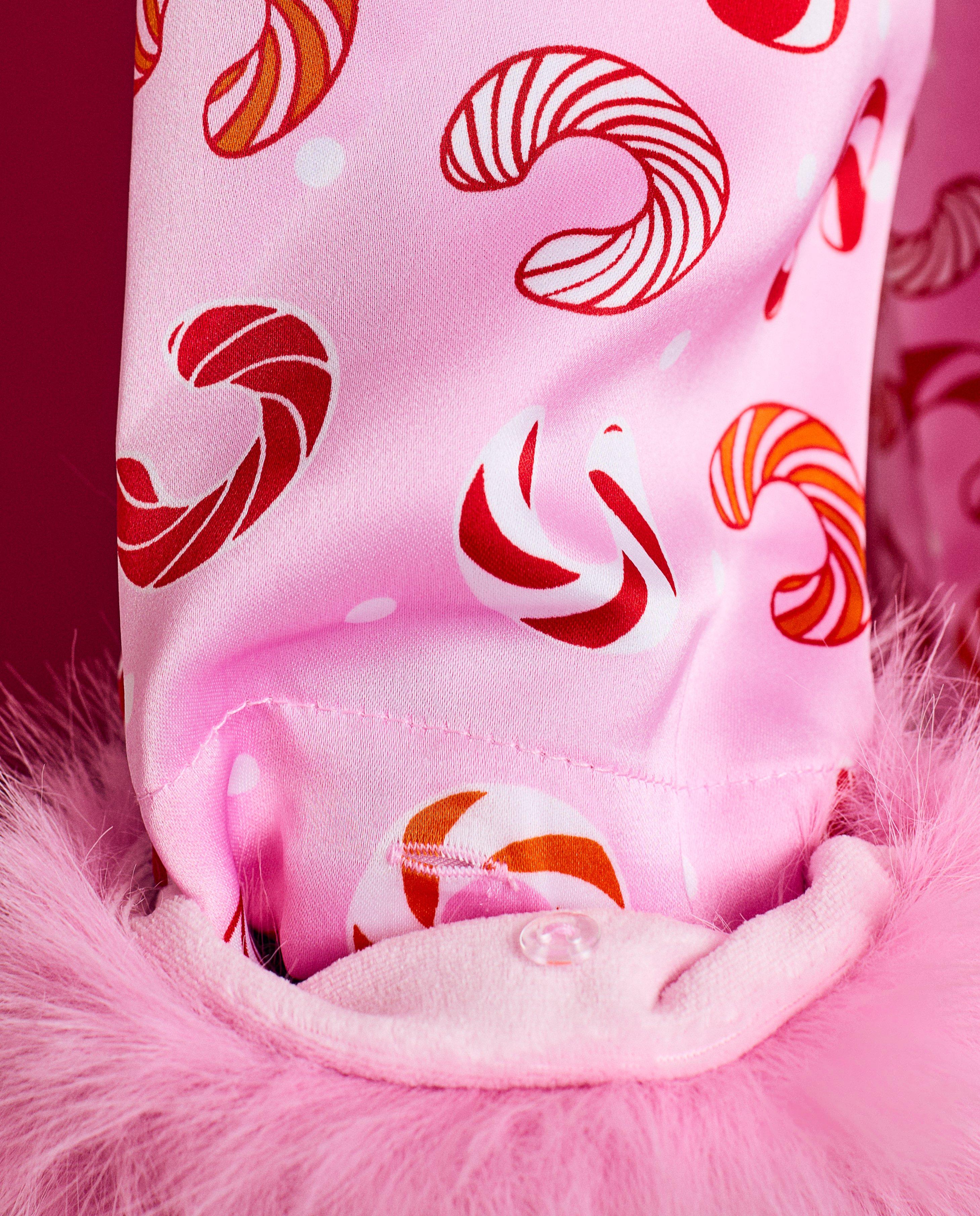 Nachtkleding - Satijnen pyjama met print, 6-14 jaar
