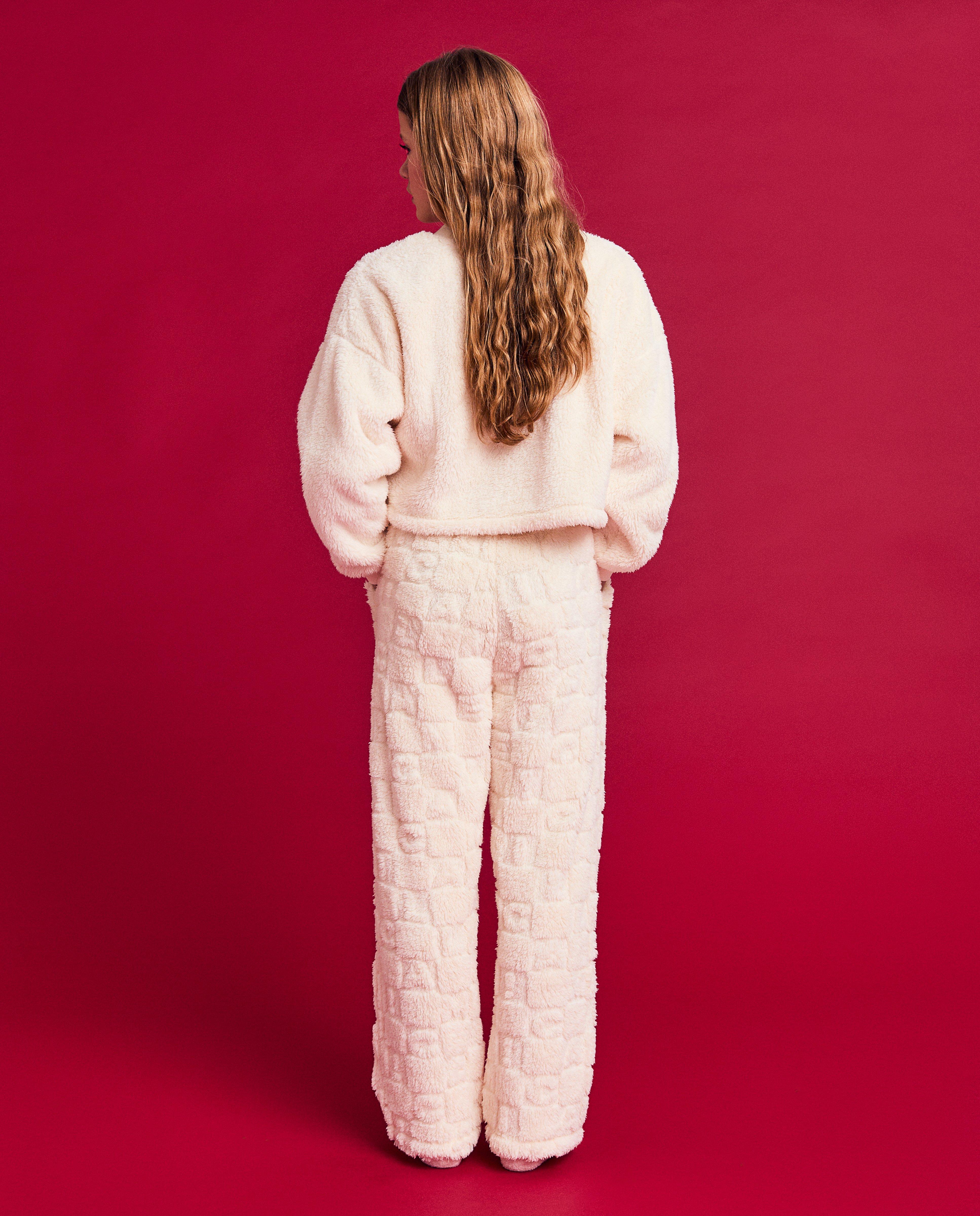 Nachtkleding - Pyjama met glow in the dark opschrift, 6-14 jaar