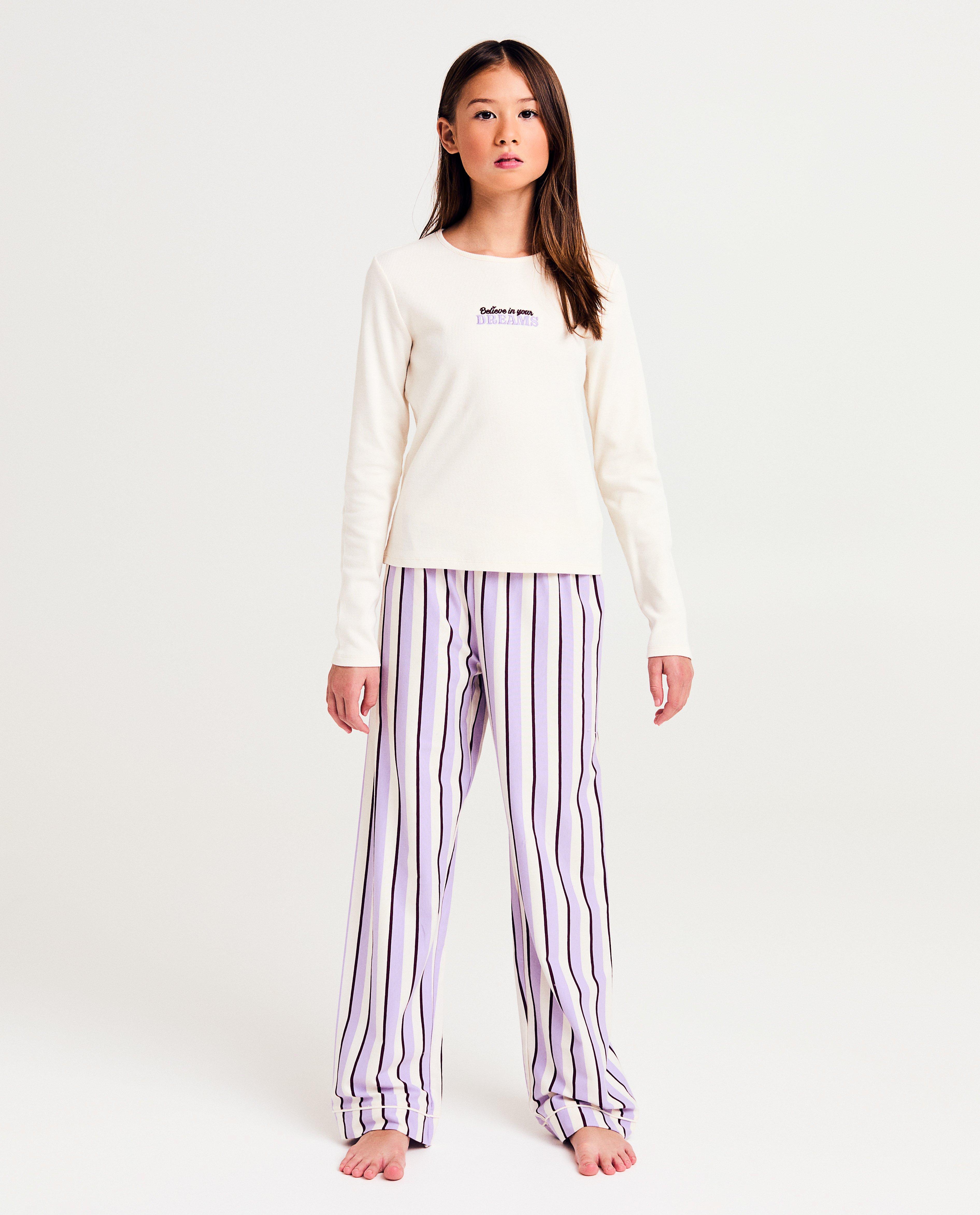 Pyjama met geborduurd opschrift, 6-14 jaar - null - milo
