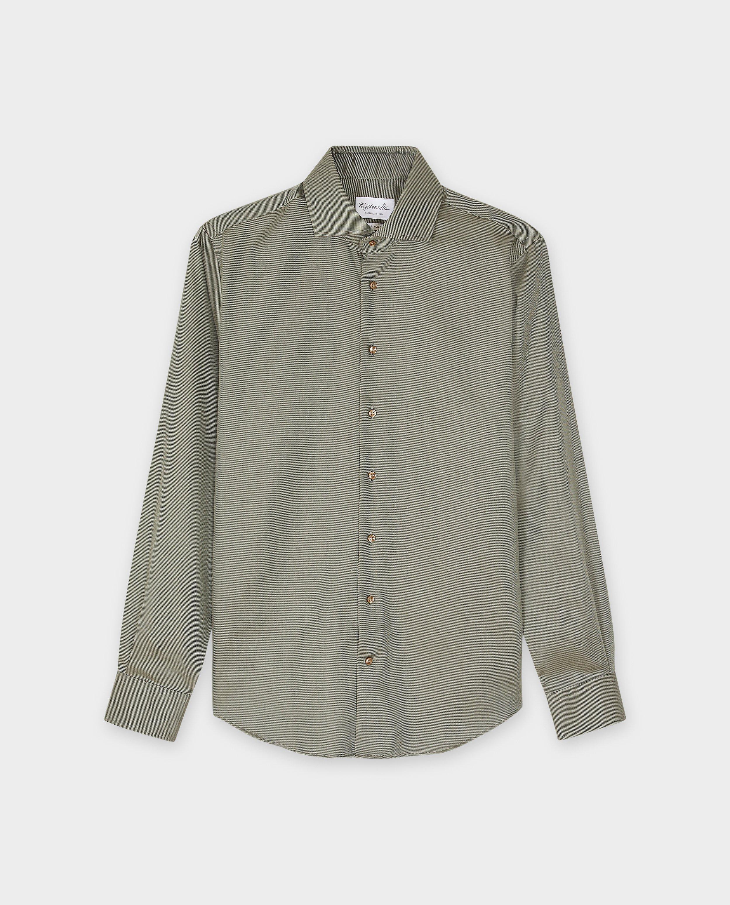 Hemd met fijne strepen, slim fit - null - michaelis