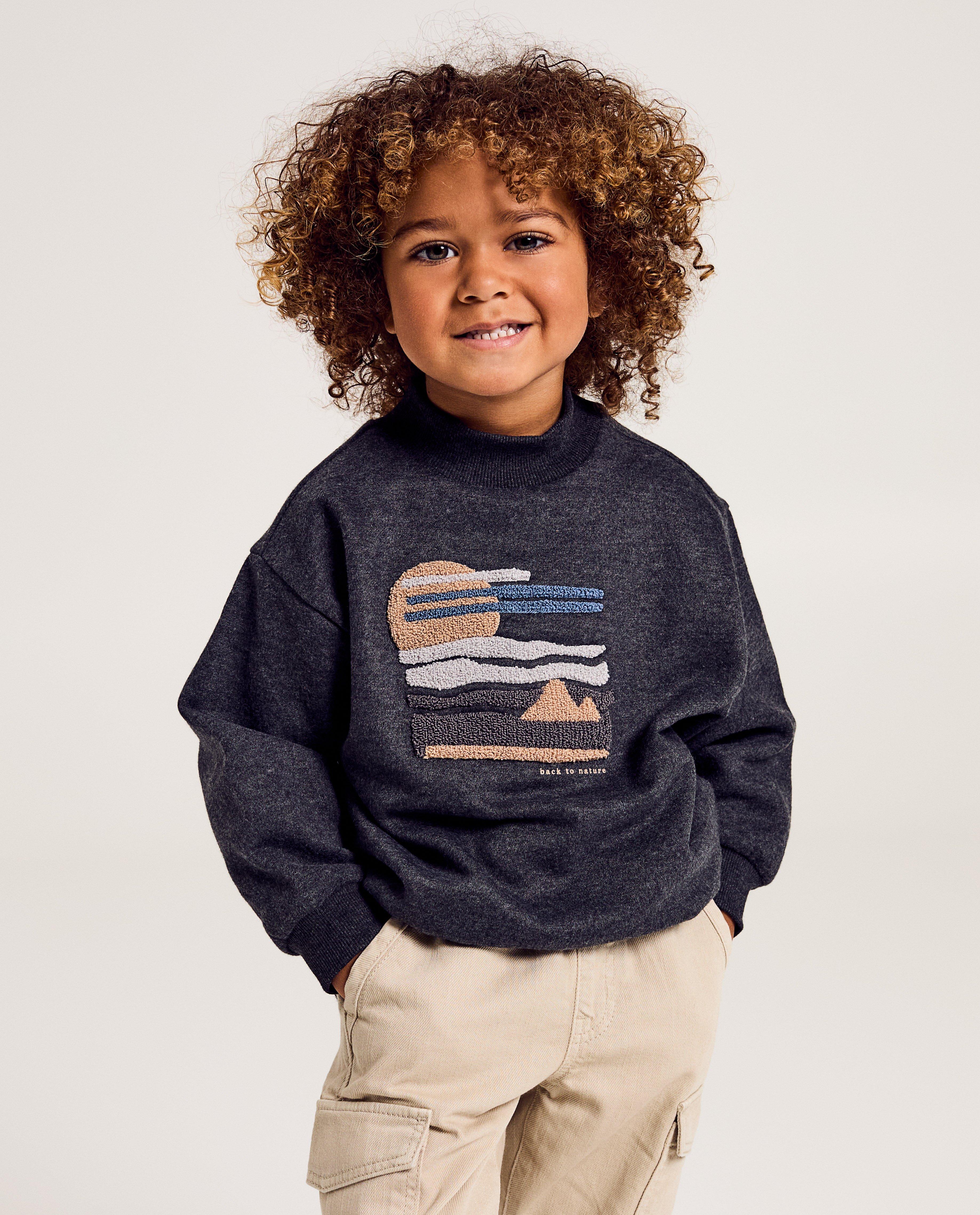 Sweater met print - Product Detail - donkergrijs - afbeelding nummer 1