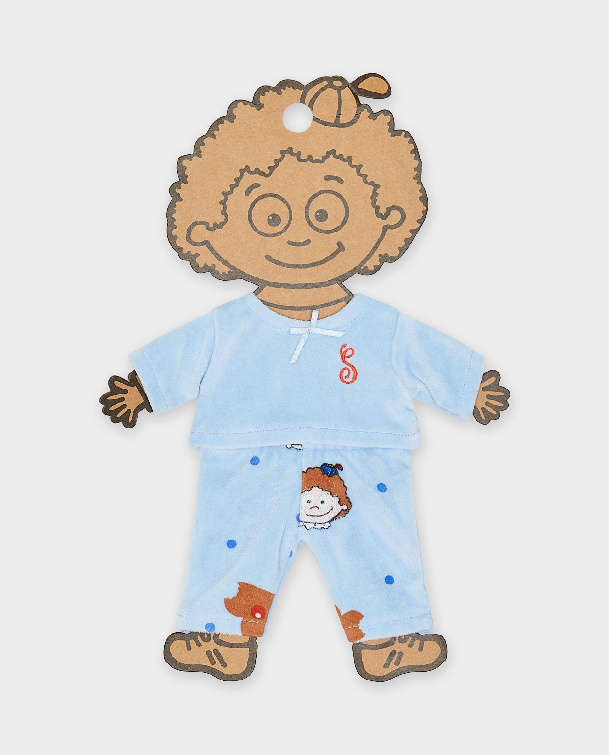 Pyjama Et Masque De Nuit Pour Poupée 17 Cm - Ensemble Lit Miniature Avec Couverture, Oreiller Et Veilleuse LED