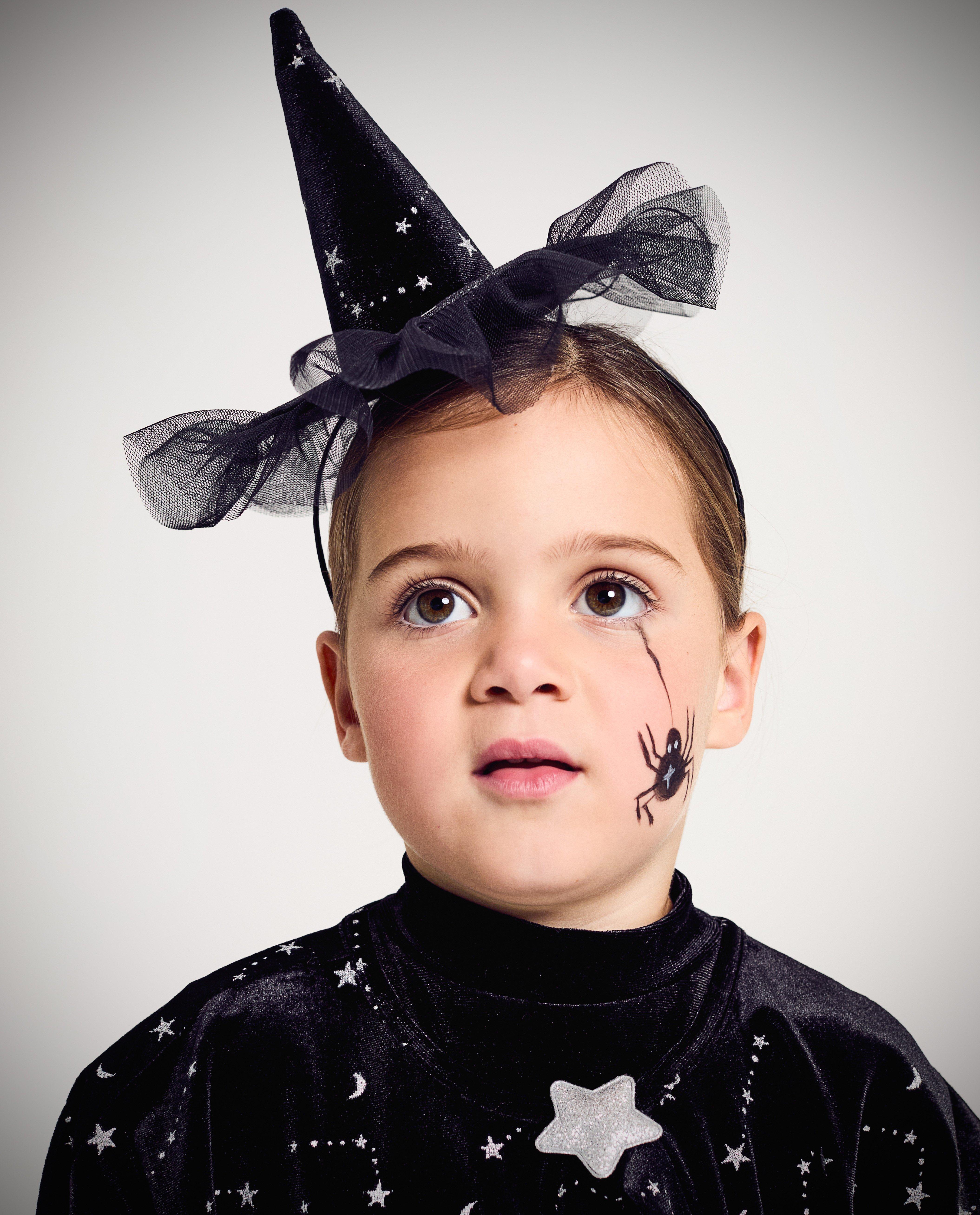 Diadeem met heksenhoedje - Product Detail - zwart - afbeelding nummer 1