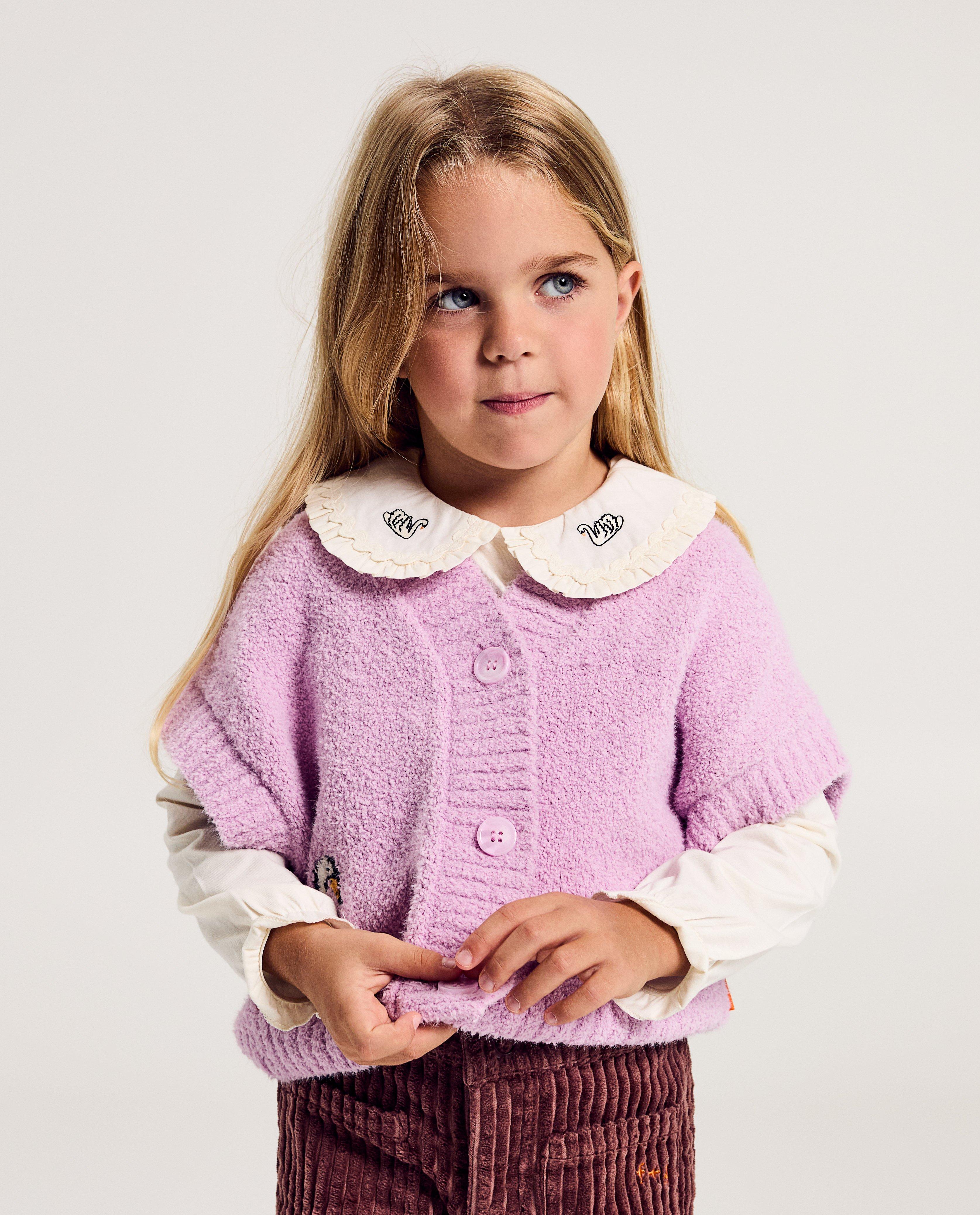 Cardigan met zwaan - Product Detail - lila - afbeelding nummer 2