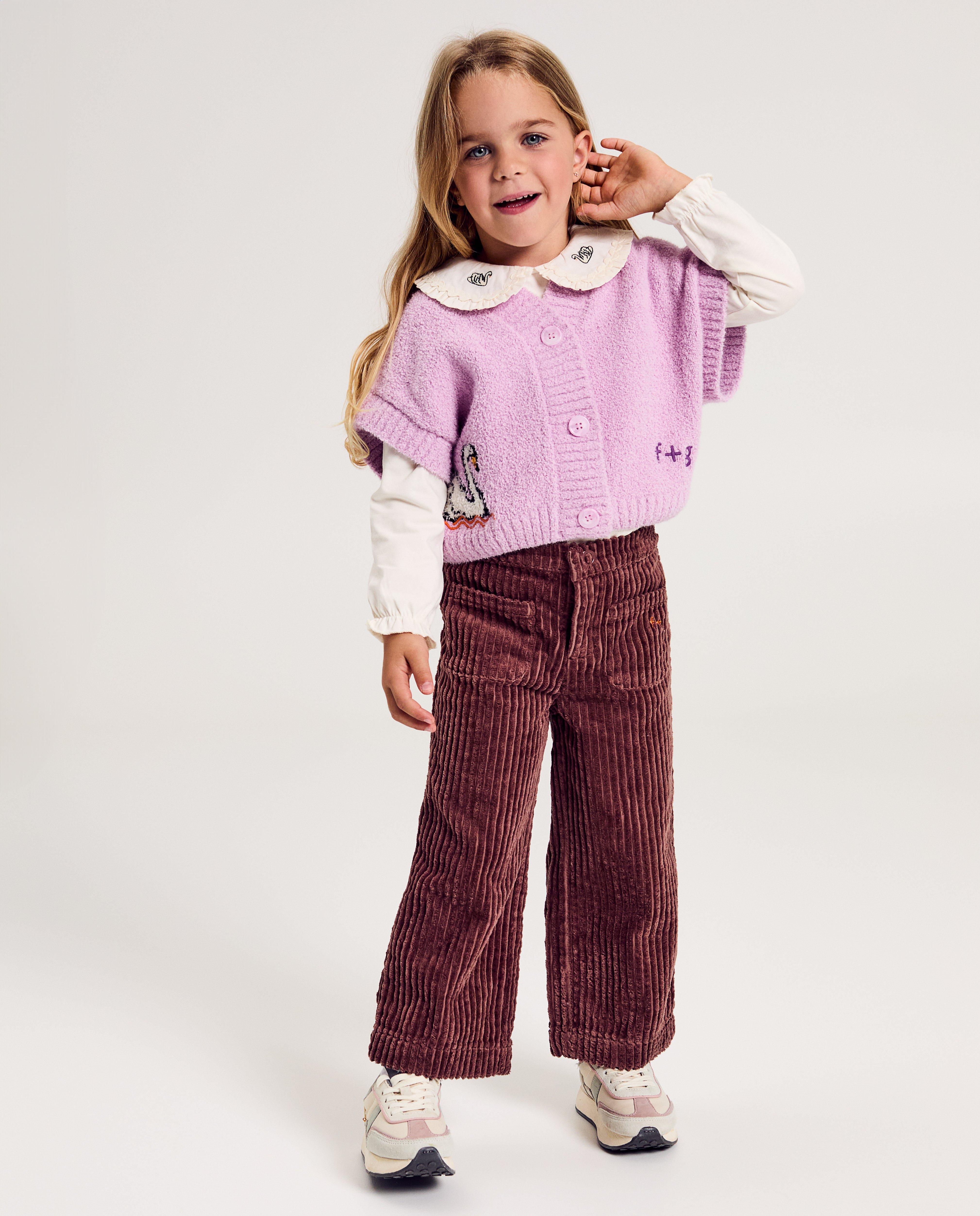 Cardigan met zwaan - Product Detail - lila - afbeelding nummer 3