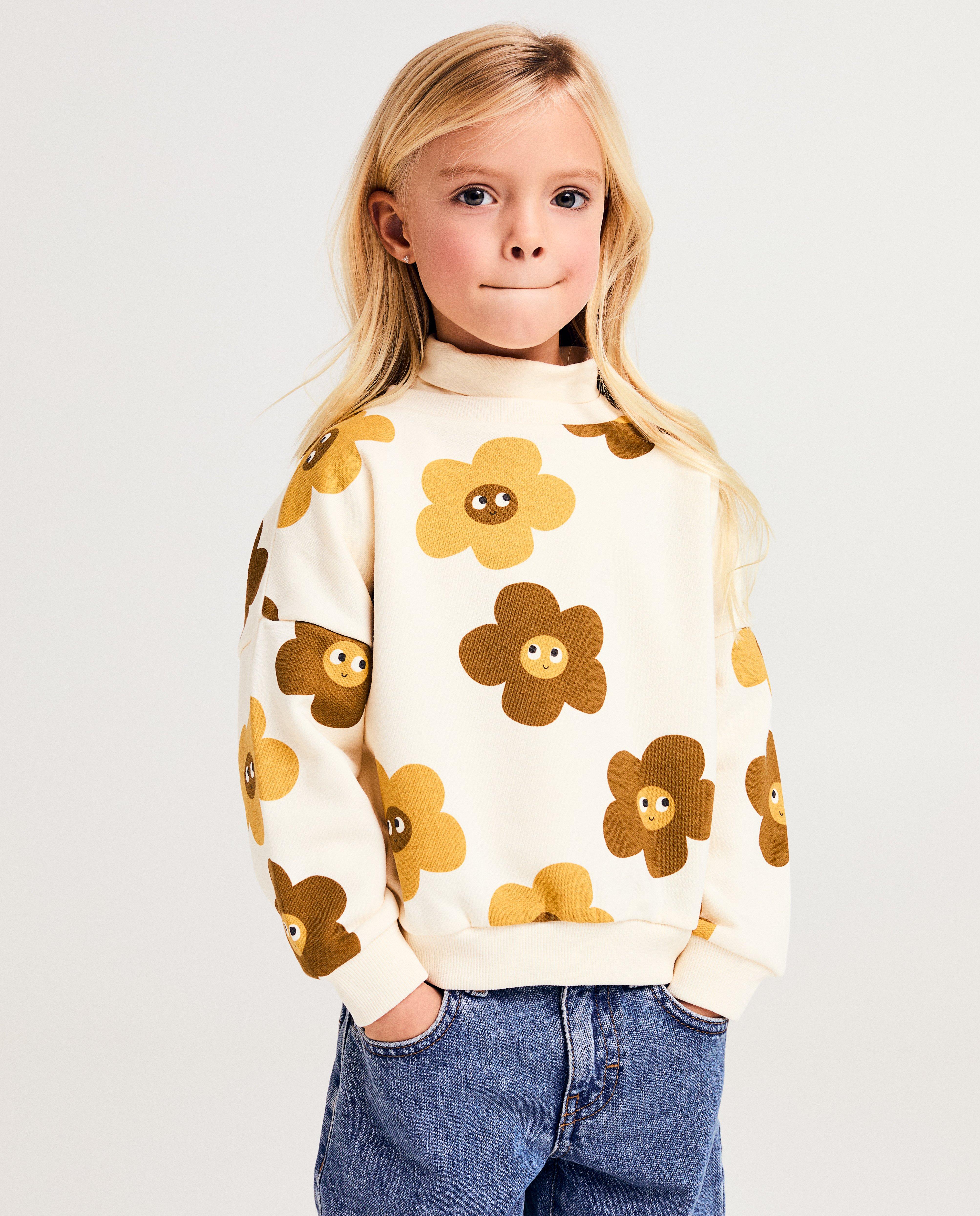 Sweater met print smileys - Product Detail - geel - afbeelding nummer 1