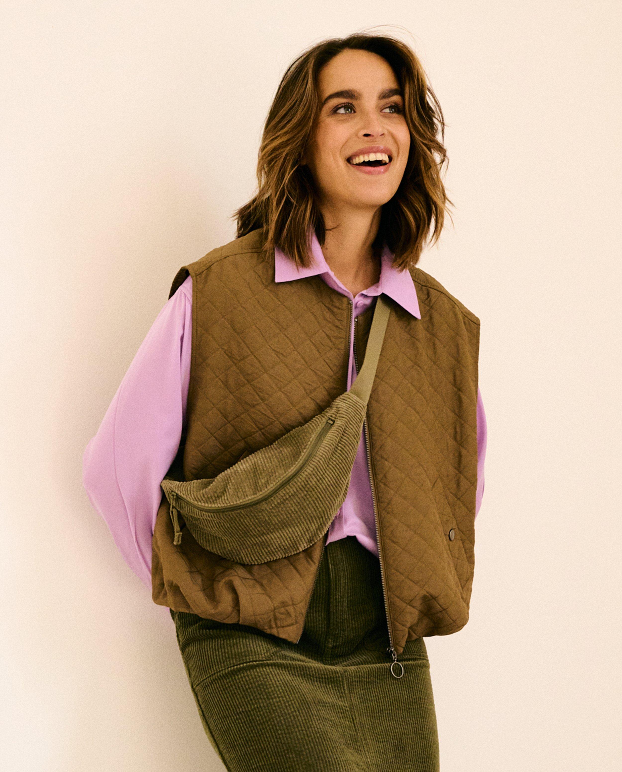 Vest met doorgestikt patroon - Product Detail - bruin - afbeelding nummer 1