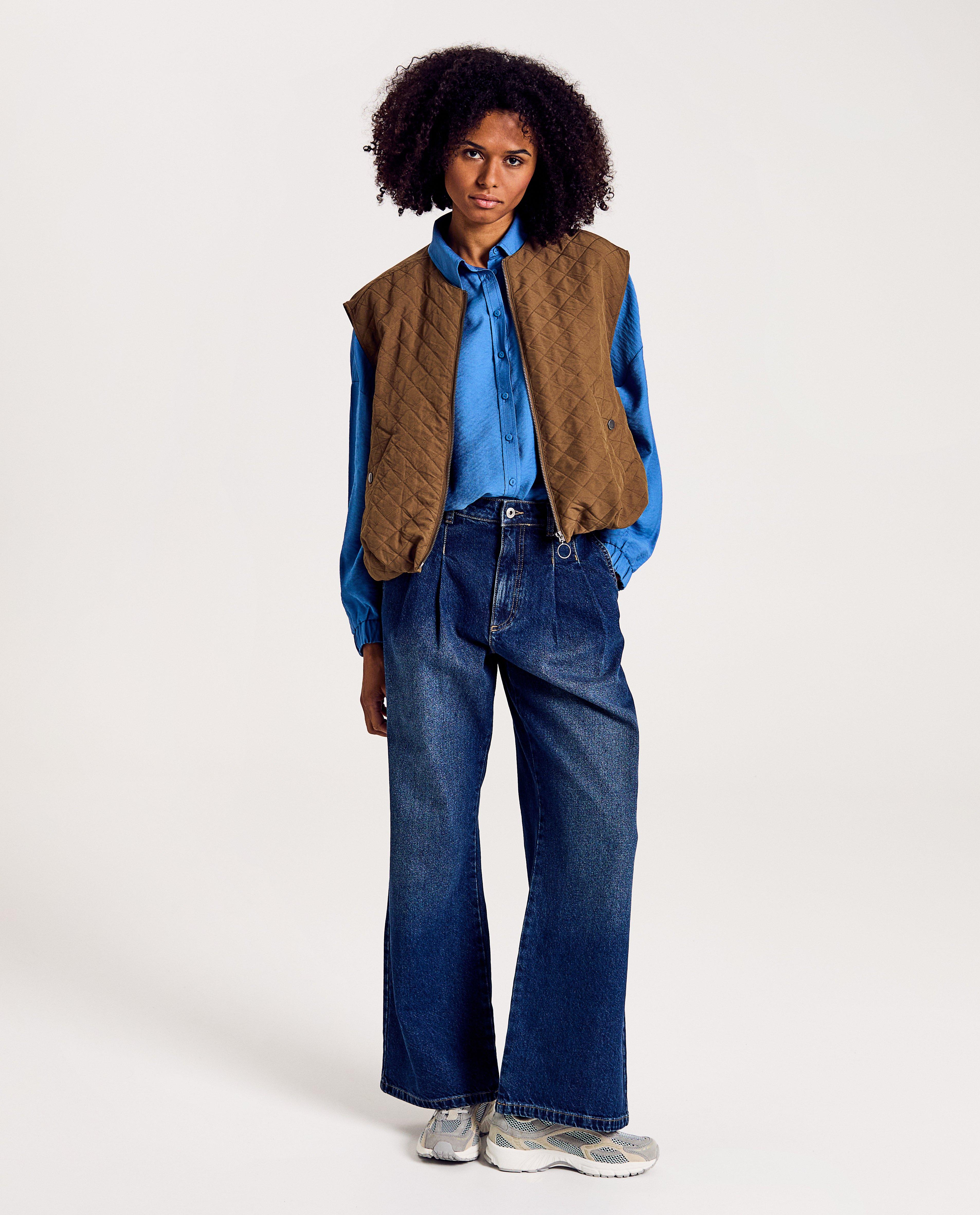 Vest met doorgestikt patroon - Product Detail - bruin - afbeelding nummer 3