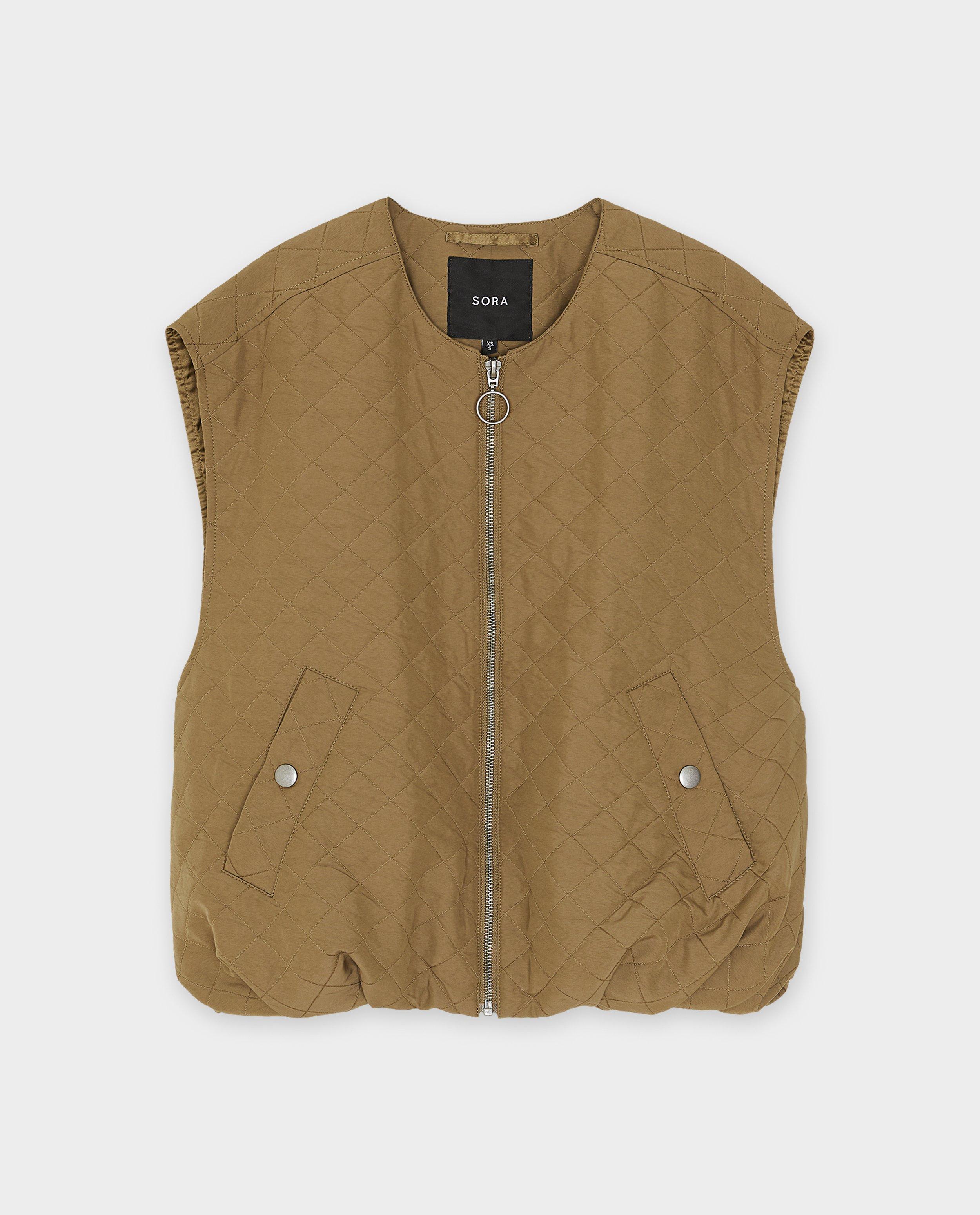 Vest met doorgestikt patroon - Product Detail - bruin - afbeelding nummer 5