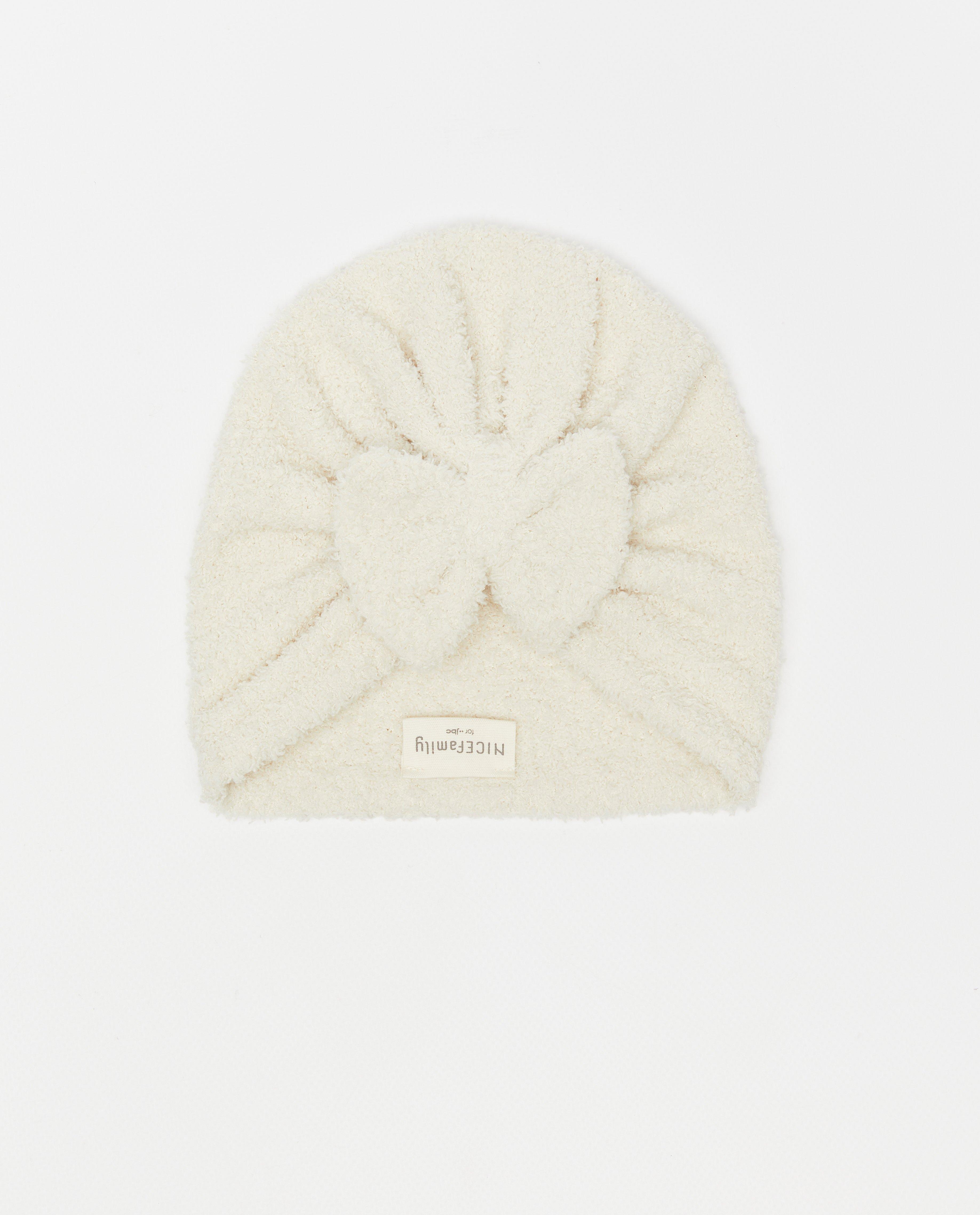 Bonnet duveteux avec nœud, bébés - null - NICEfamily