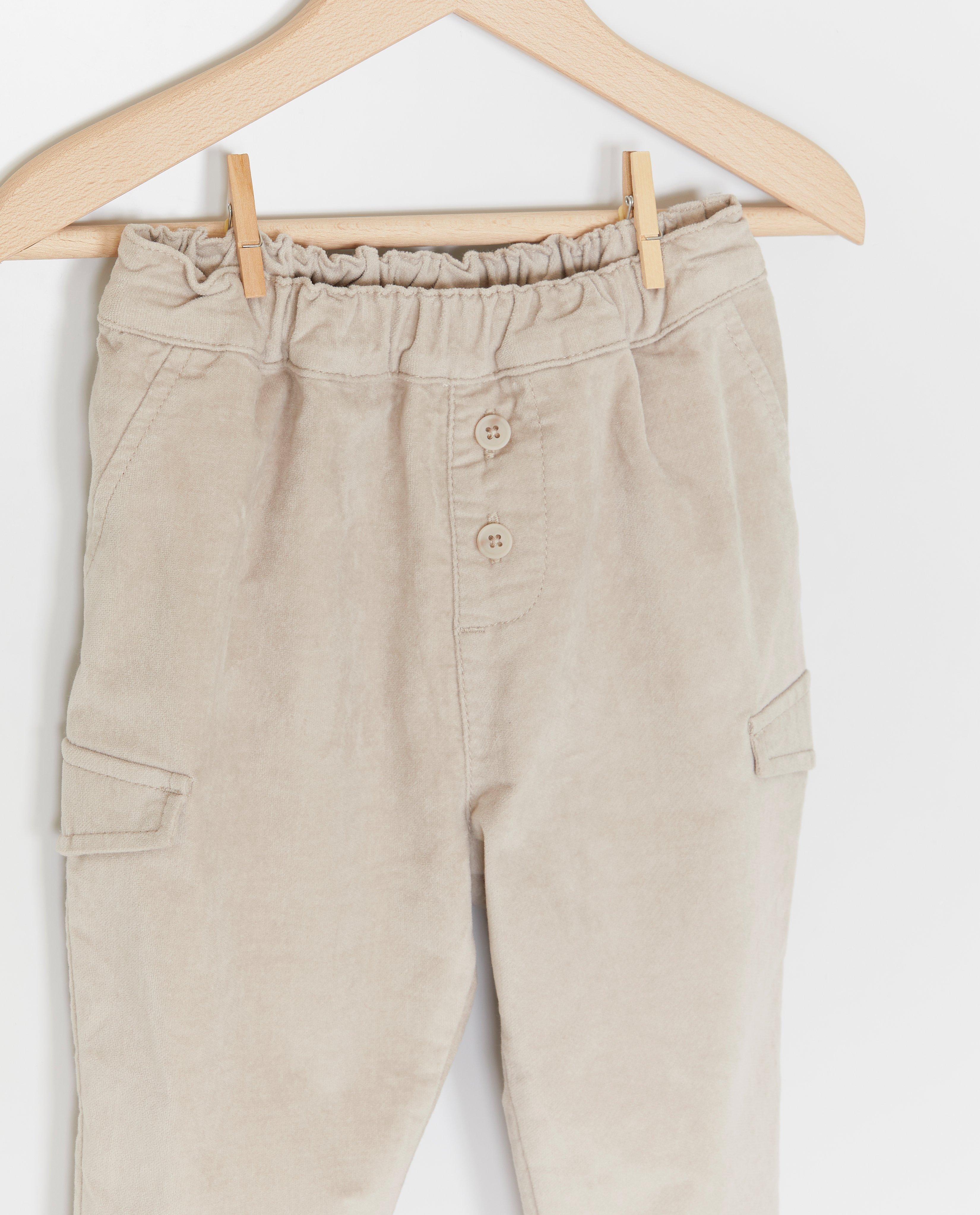 Broeken - Broek van fluweel, baby