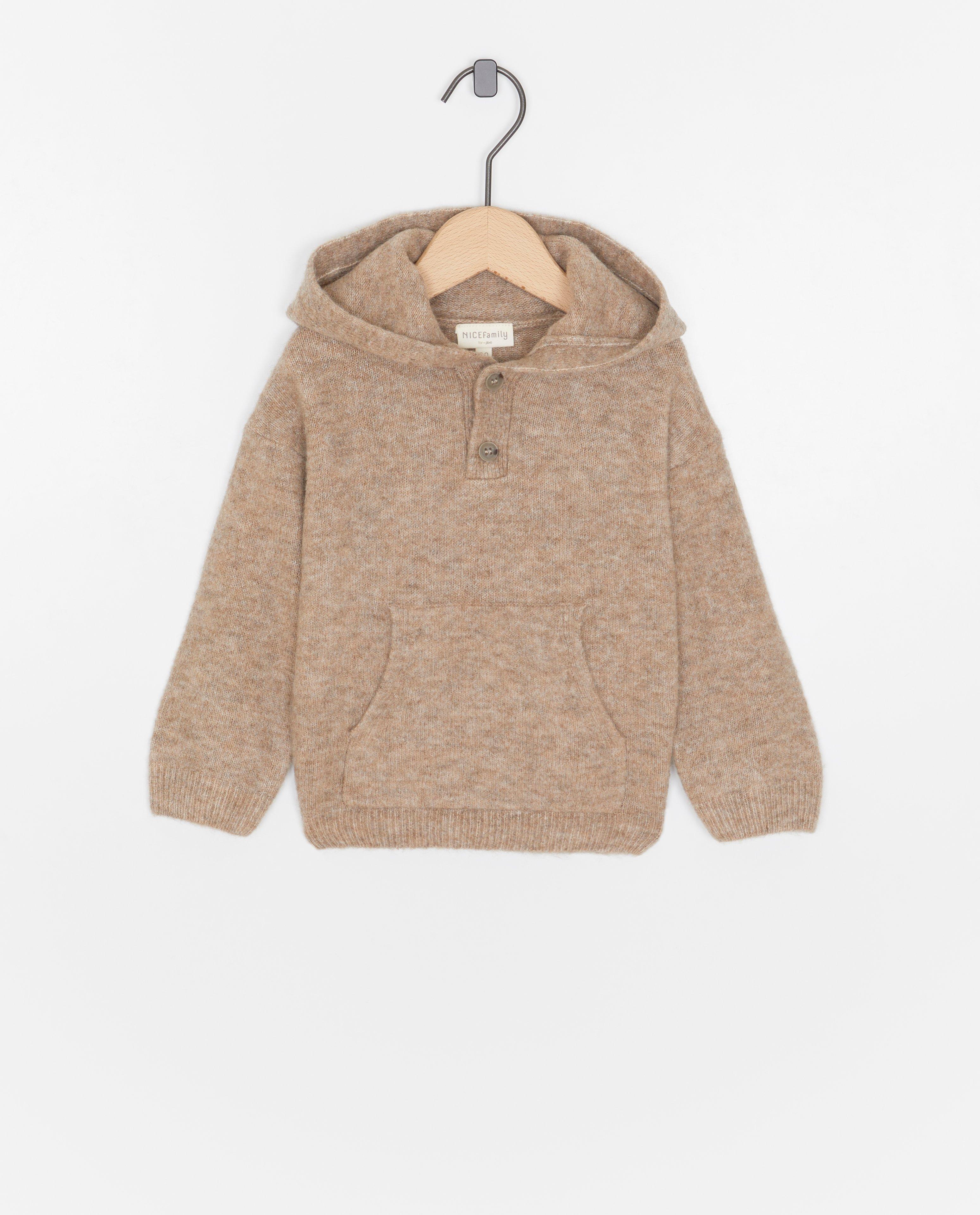 Pull brun à capuchon, bébés - null - NICEfamily