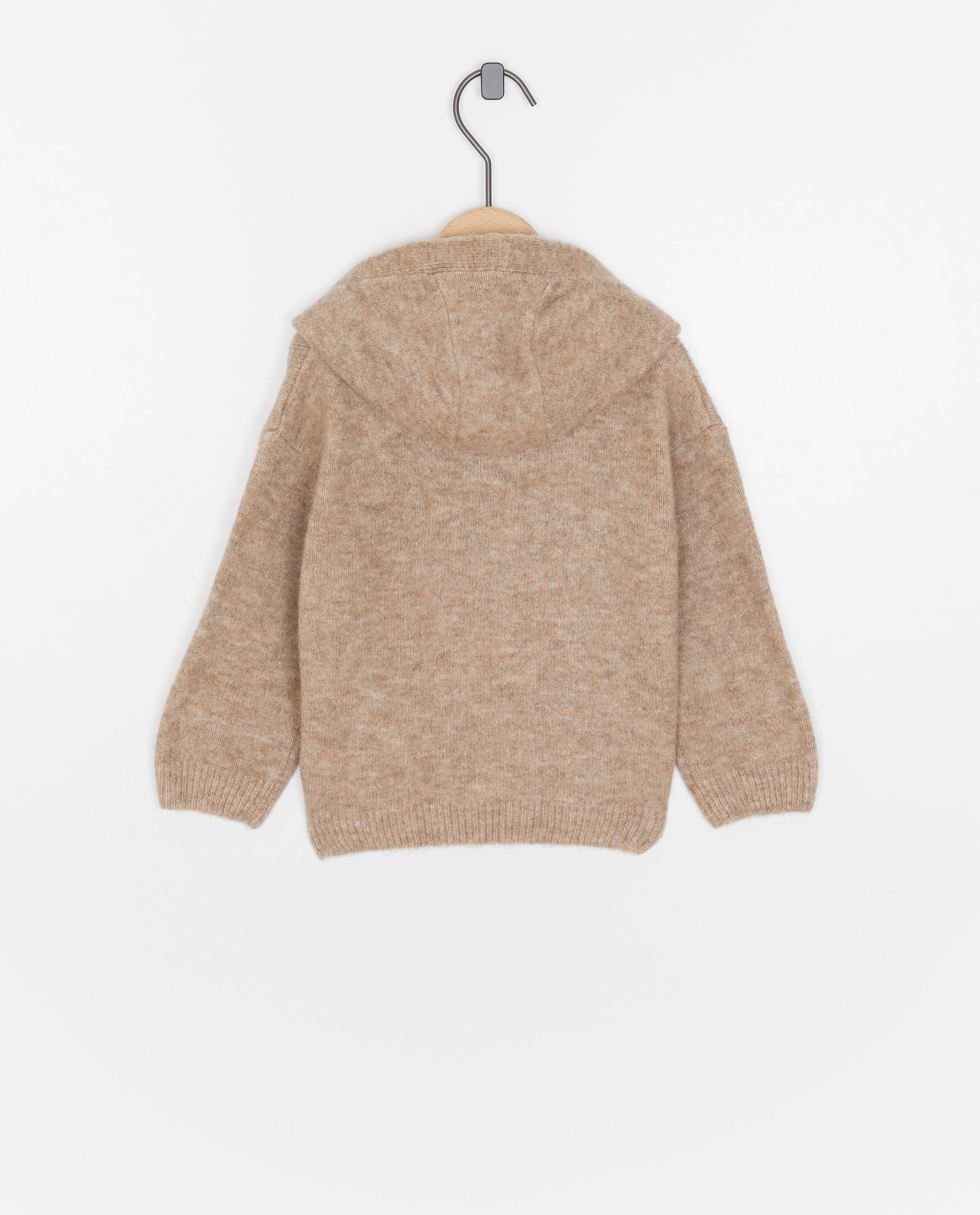 Pulls - Pull brun à capuchon, bébés