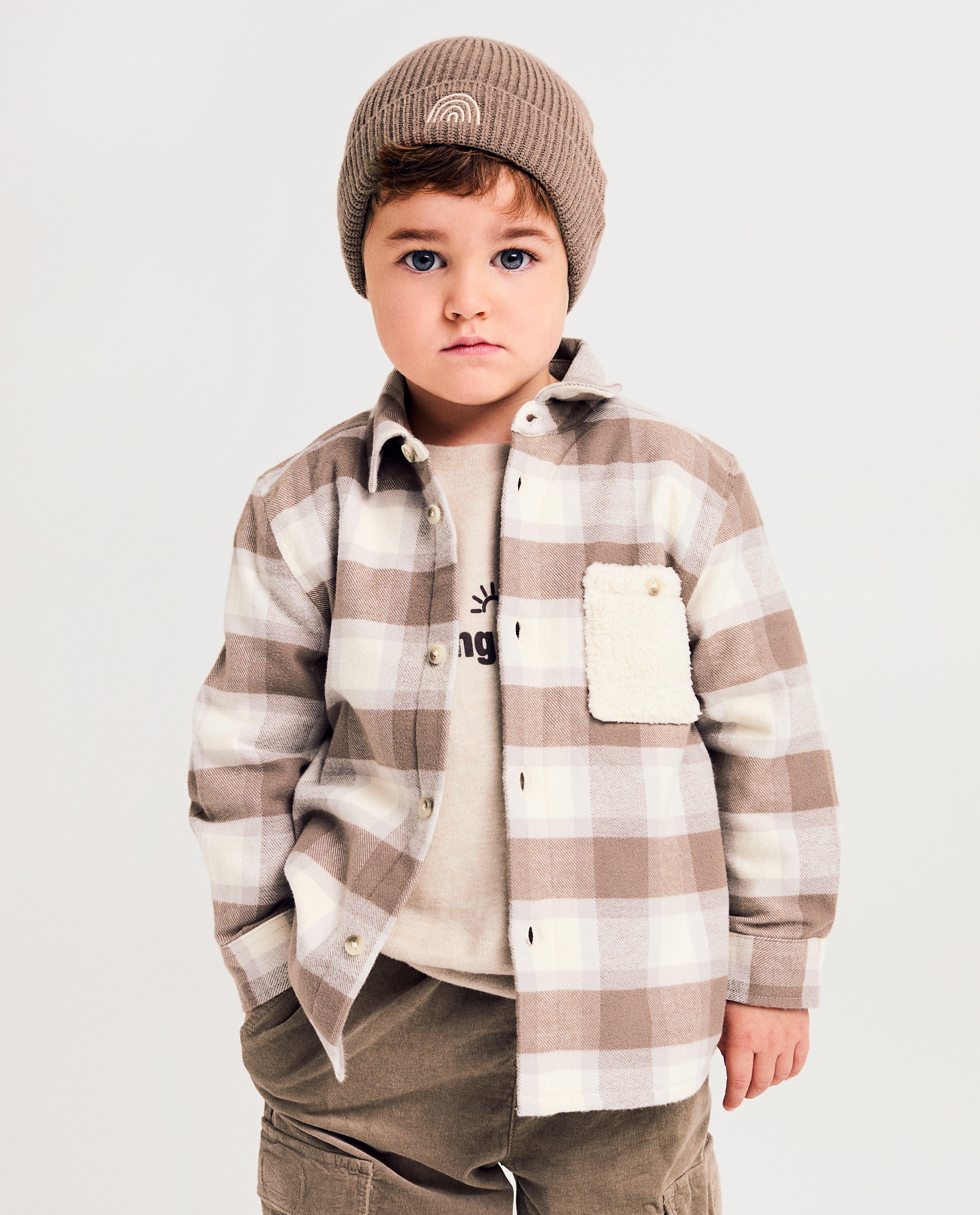 Flanellen hemd met ruiten, 2-7 jaar - Product Detail - beige - afbeelding nummer 1