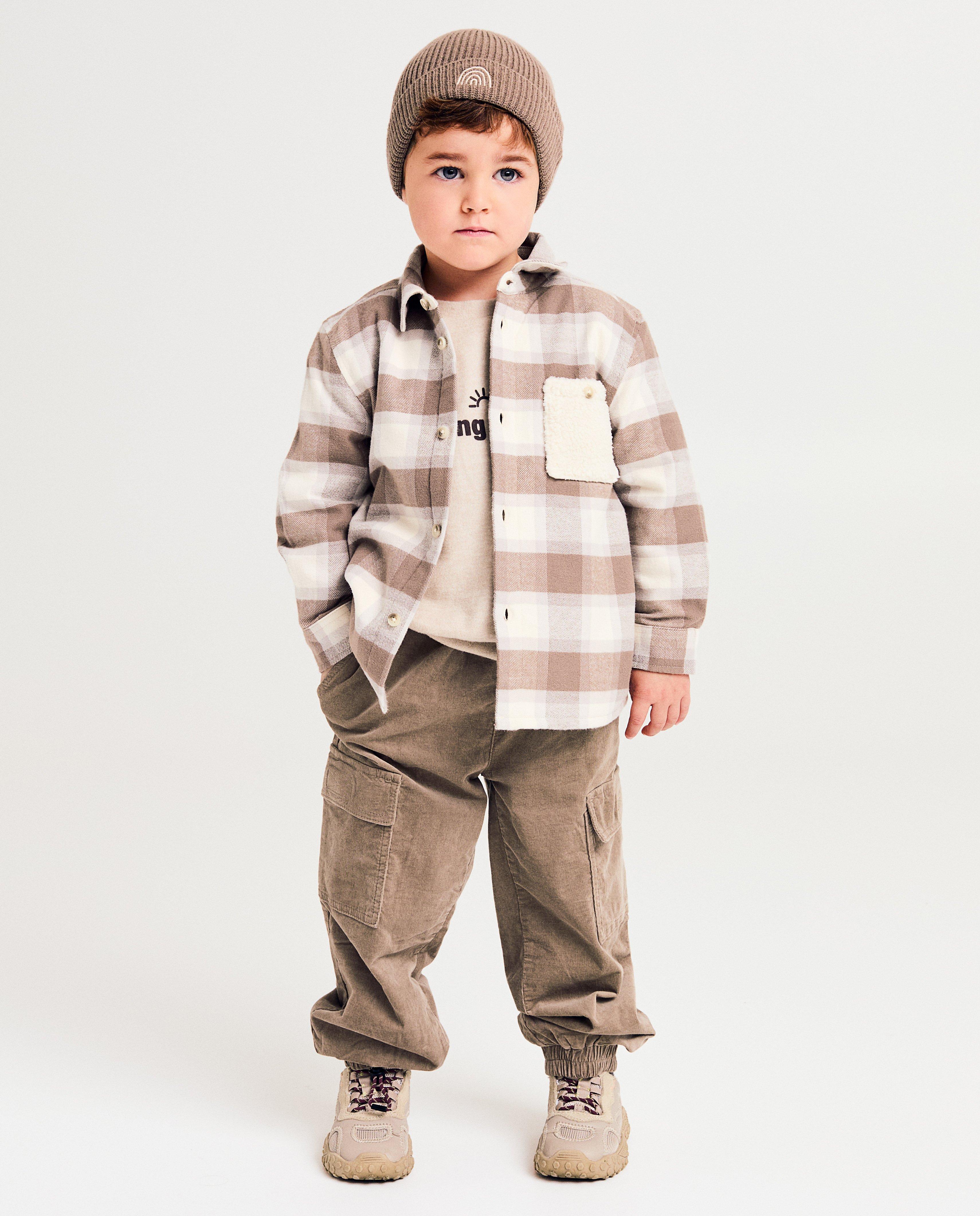 Flanellen hemd met ruiten, 2-7 jaar - Product Detail - beige - afbeelding nummer 2