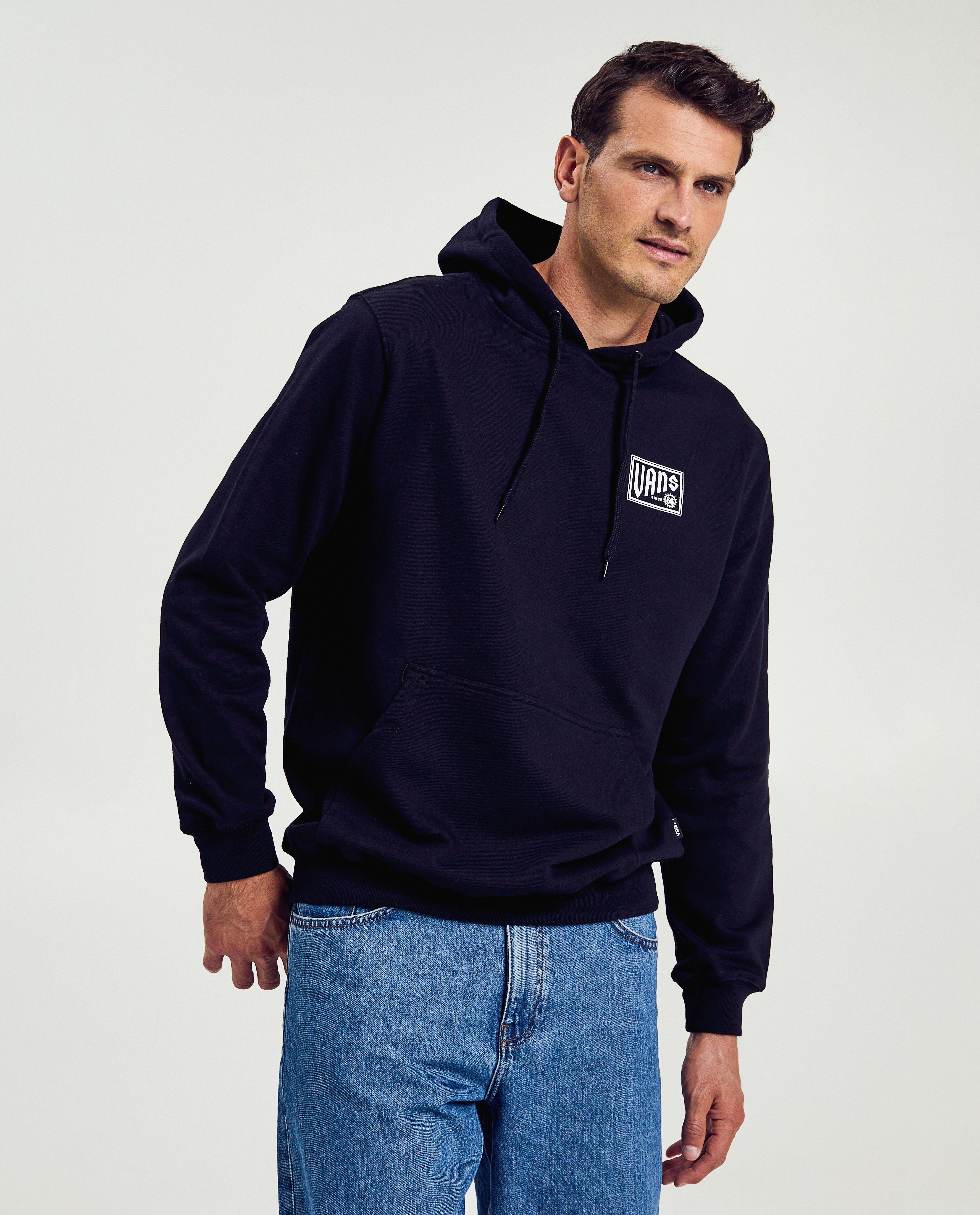 Zwarte hoodie met backprint - null - Vans