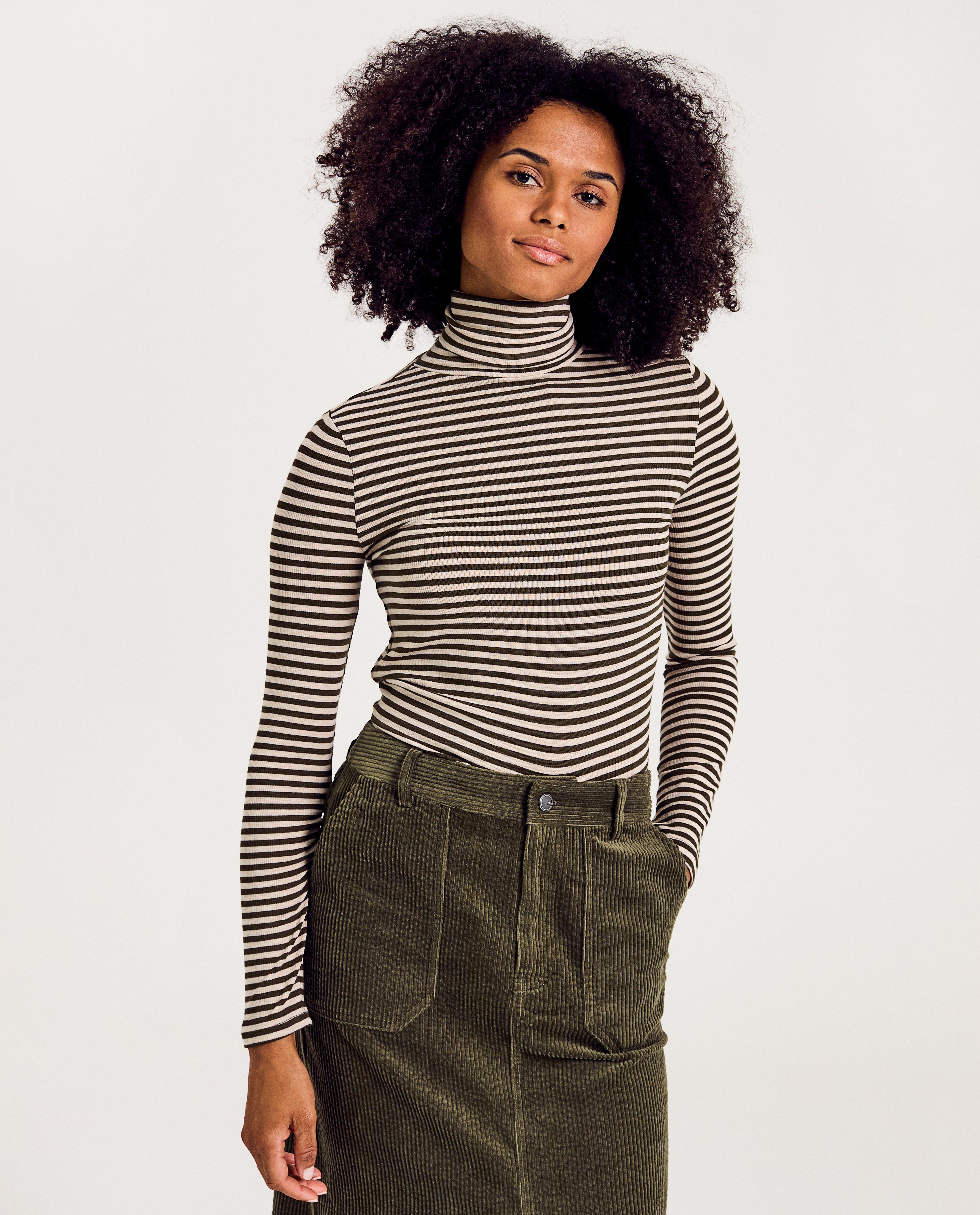 Longsleeve met strepen, dames - null - I AM