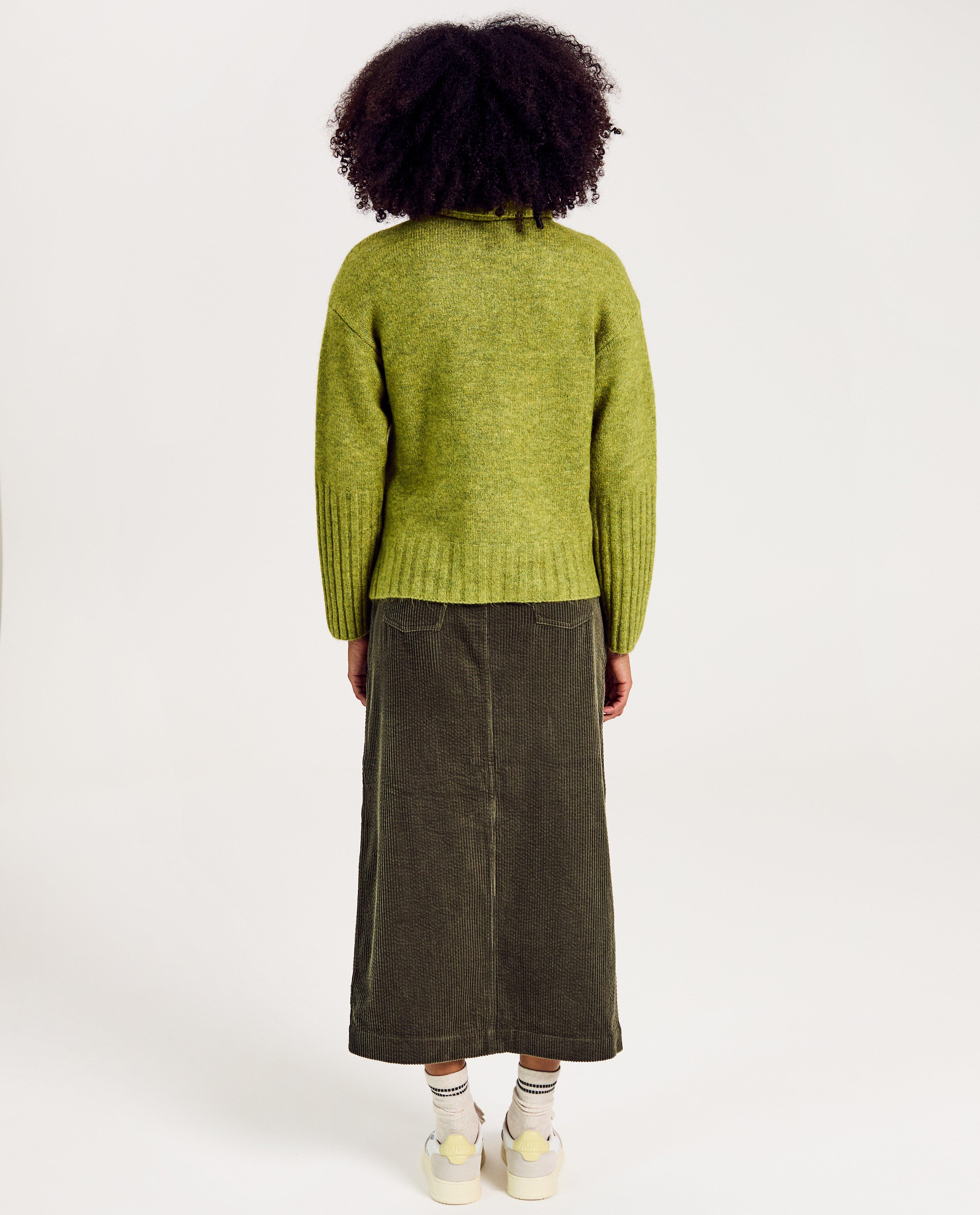 Groene rolkraagtrui, dames - Product Detail - khaki - afbeelding nummer 3