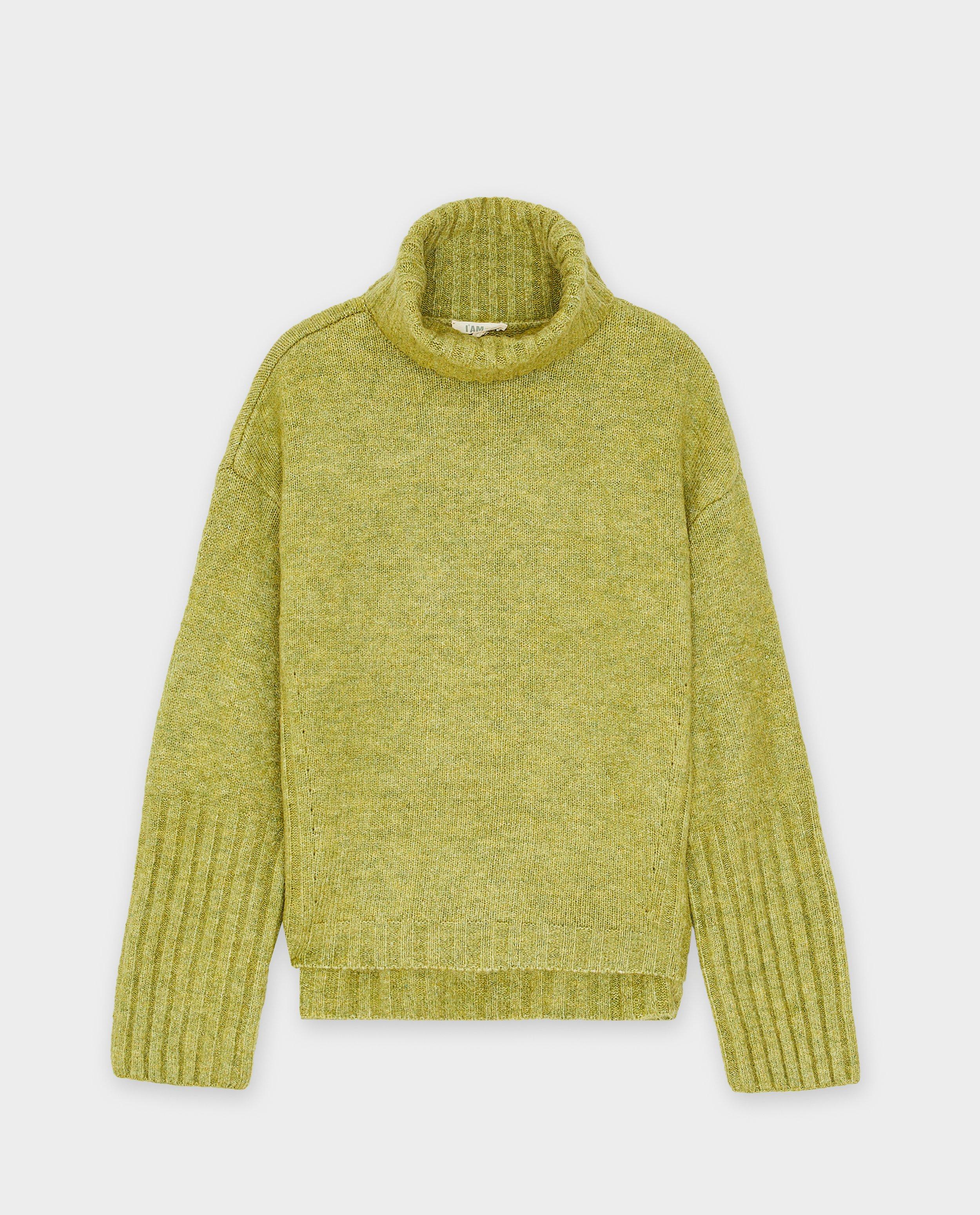 Groene rolkraagtrui, dames - Product Detail - khaki - afbeelding nummer 4